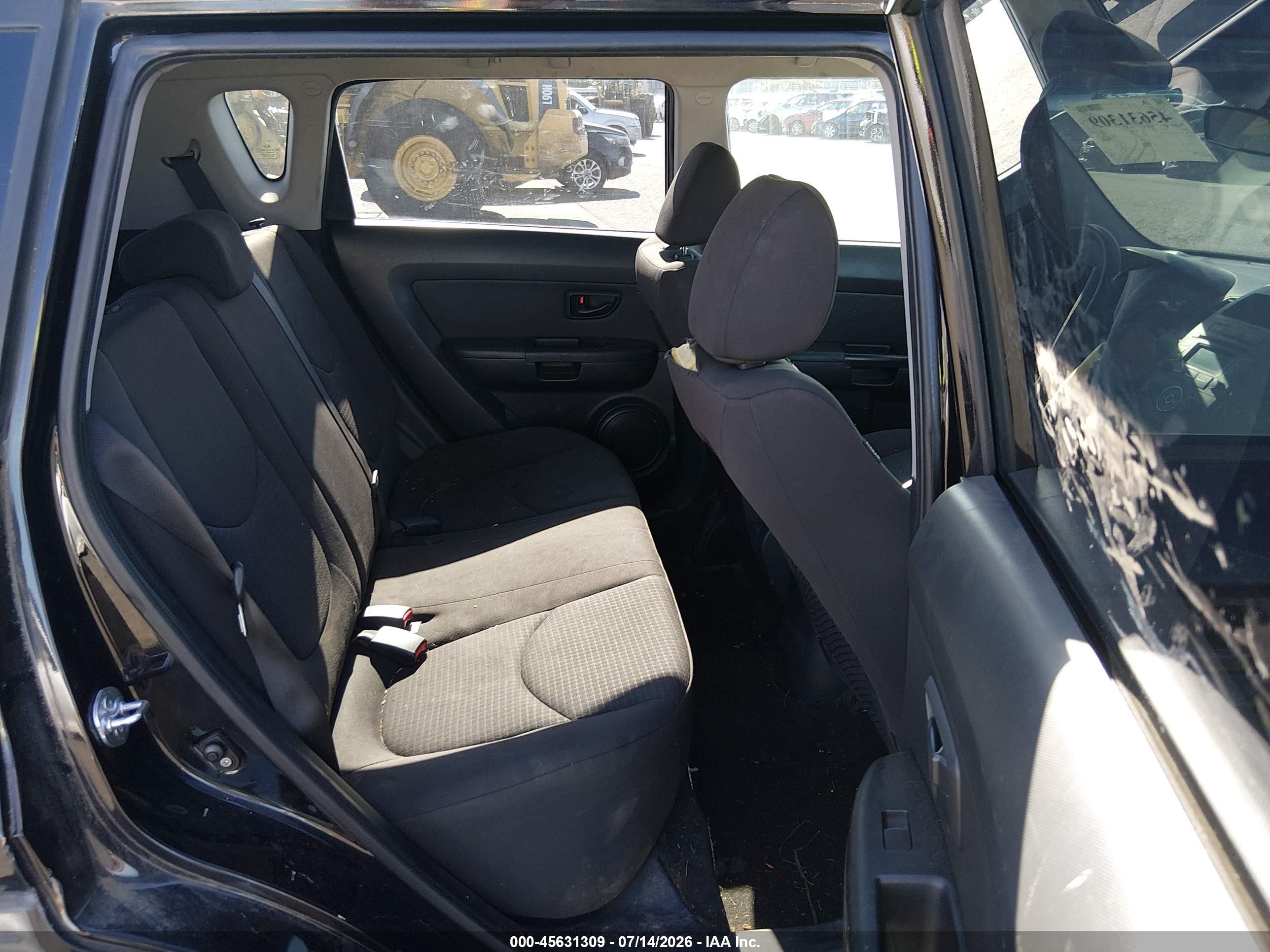 2013 Kia Soul   Черный vin: KNDJT2A59D7566320