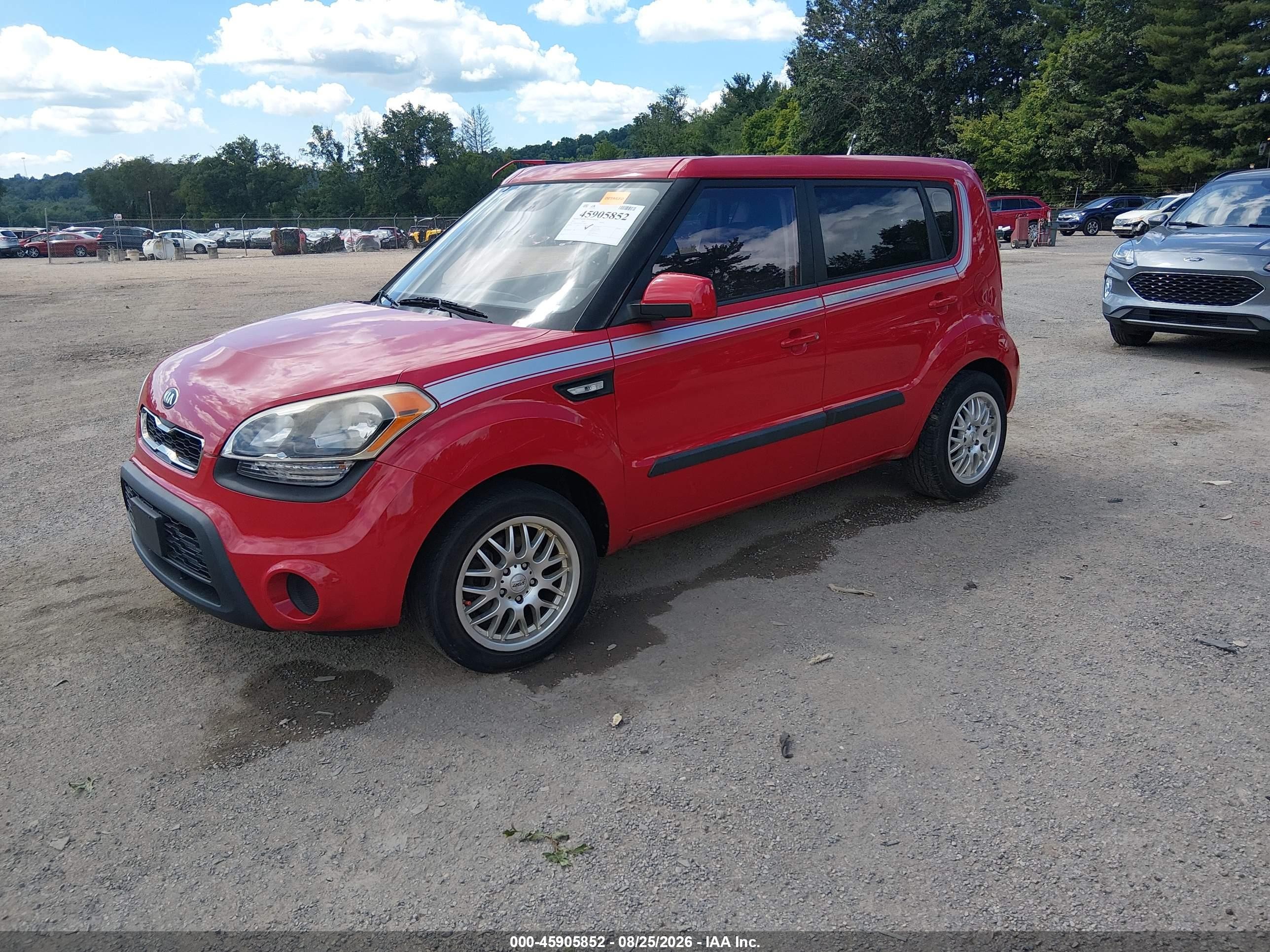 2013 Kia Soul   Red vin: KNDJT2A59D7574806