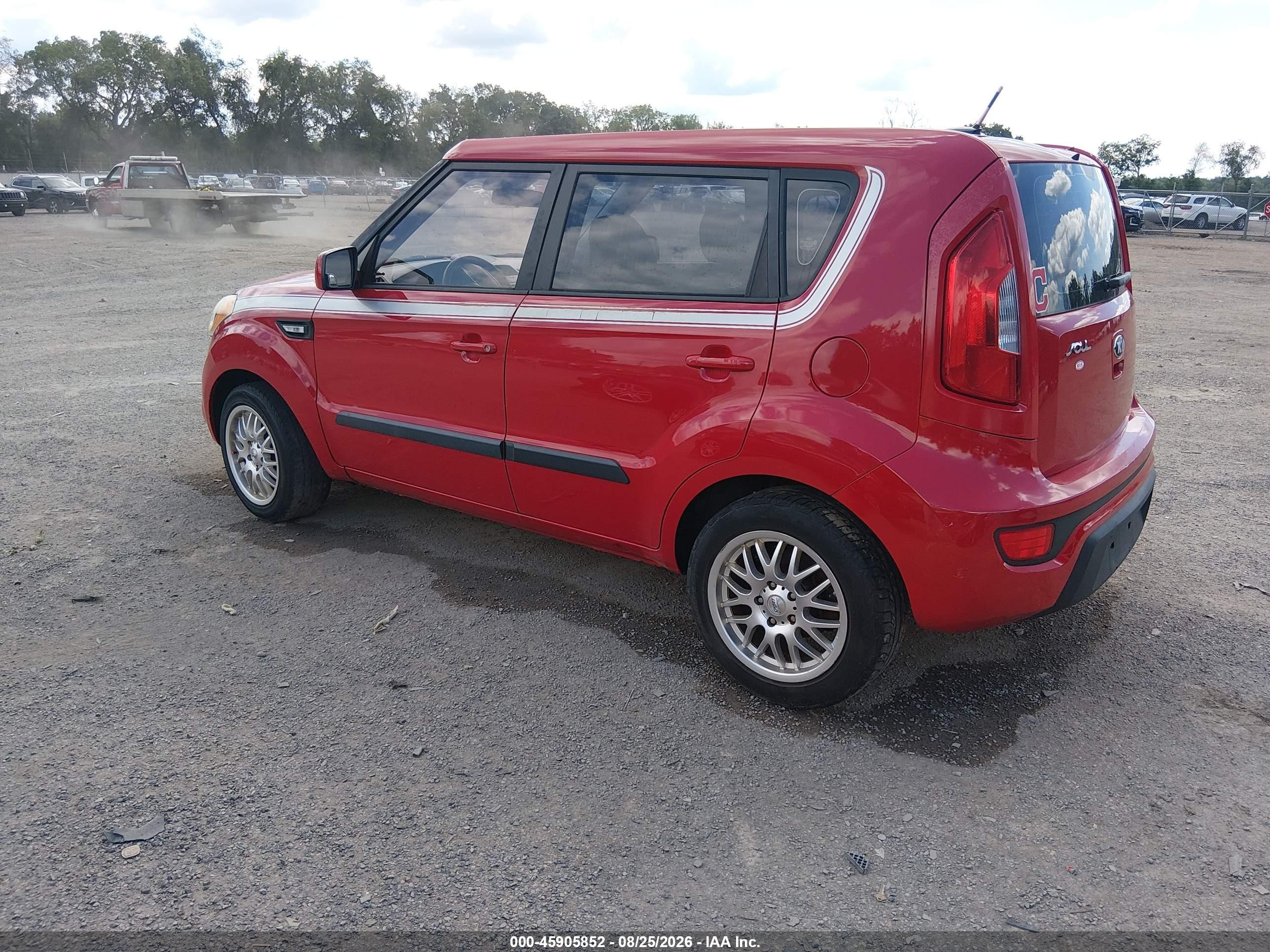 2013 Kia Soul   Red vin: KNDJT2A59D7574806