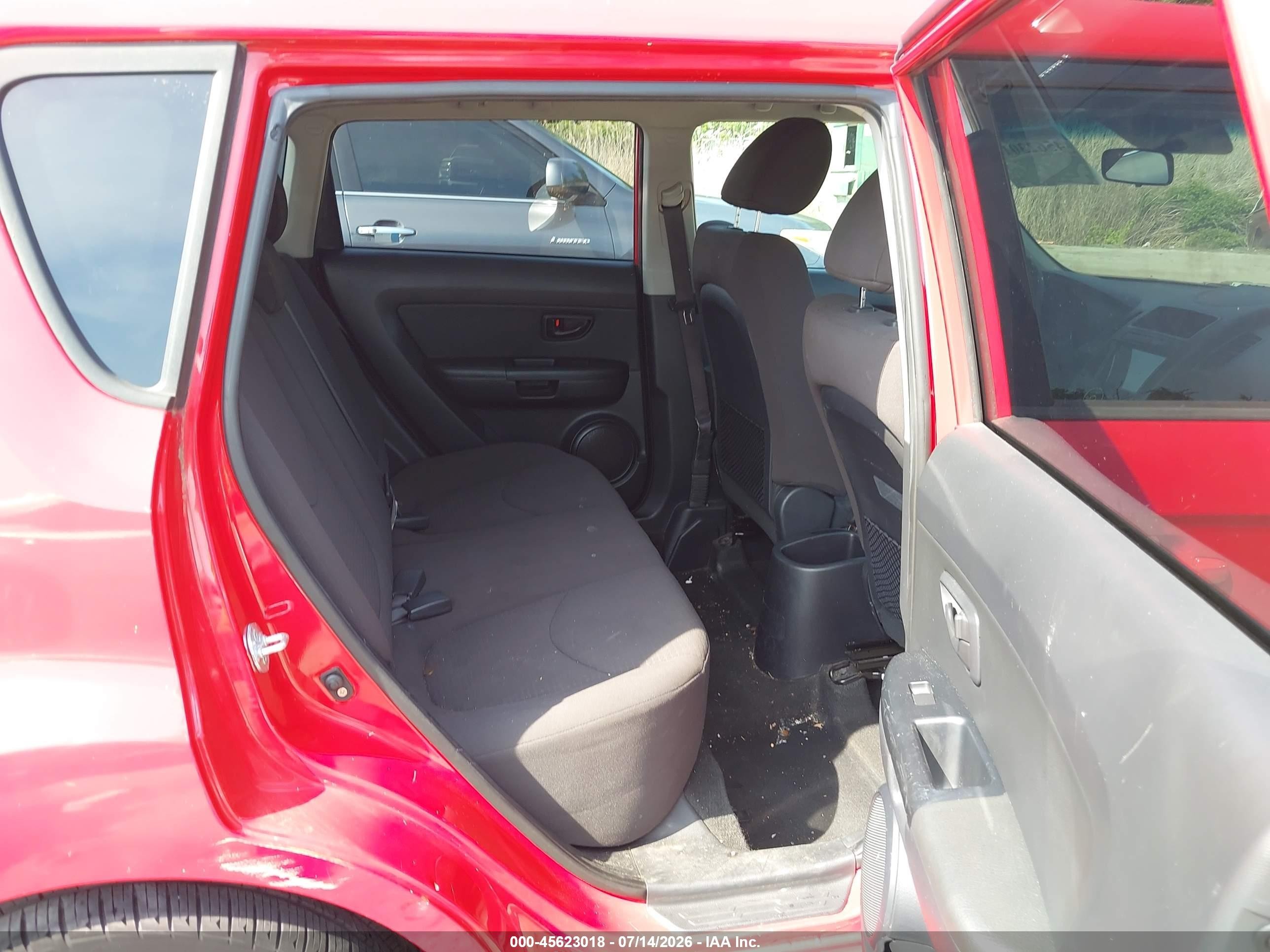 2013 Kia Soul Красный vin: KNDJT2A59D7596899