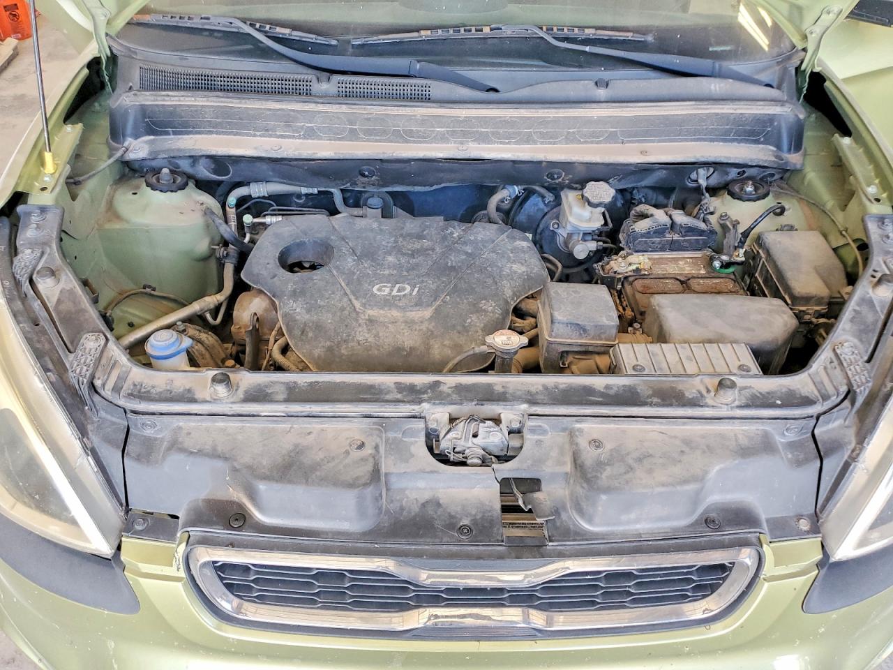 2013 Kia Soul Base Green vin: KNDJT2A59D7623325