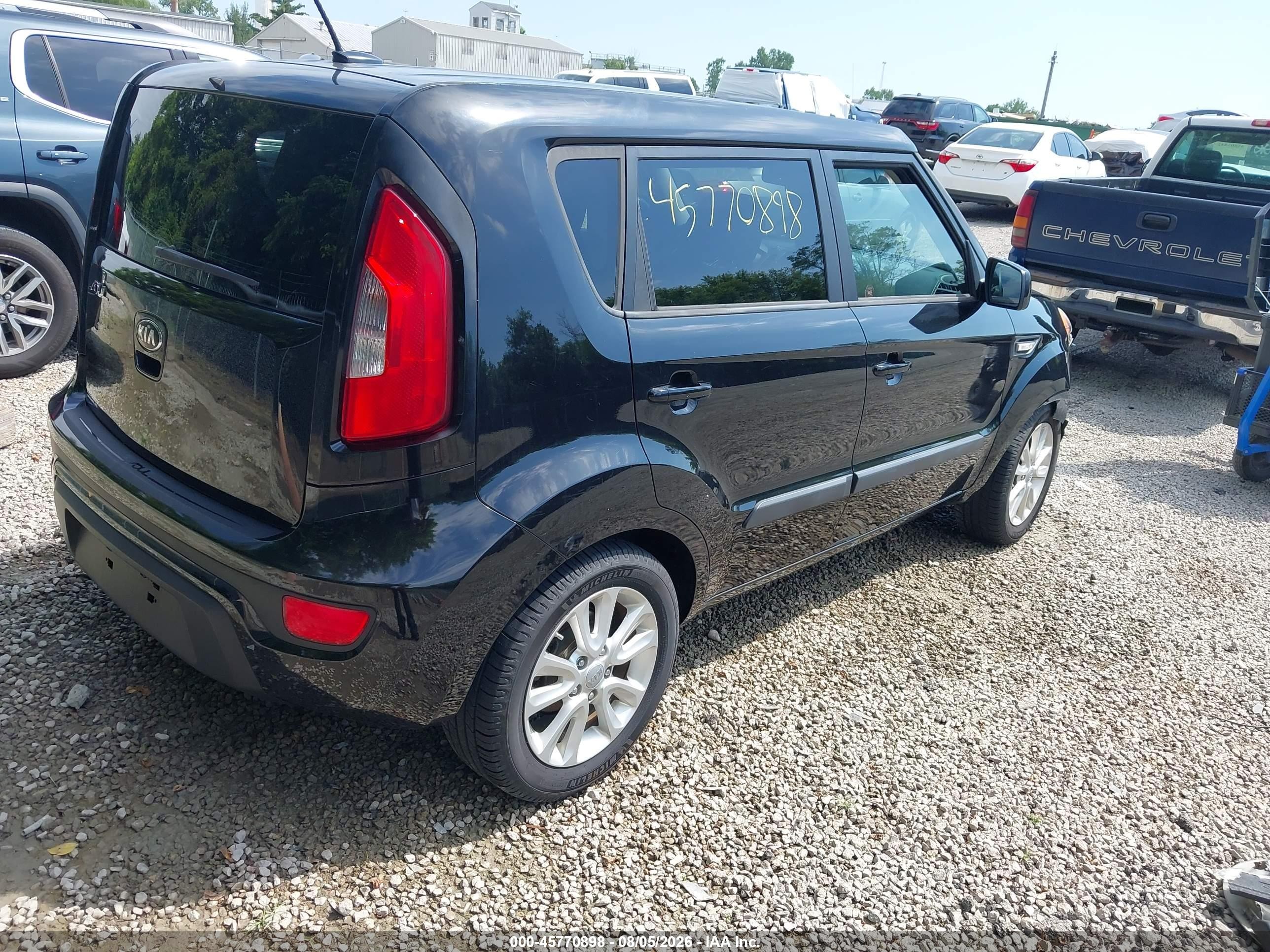 2013 Kia Soul   Black vin: KNDJT2A59D7626452