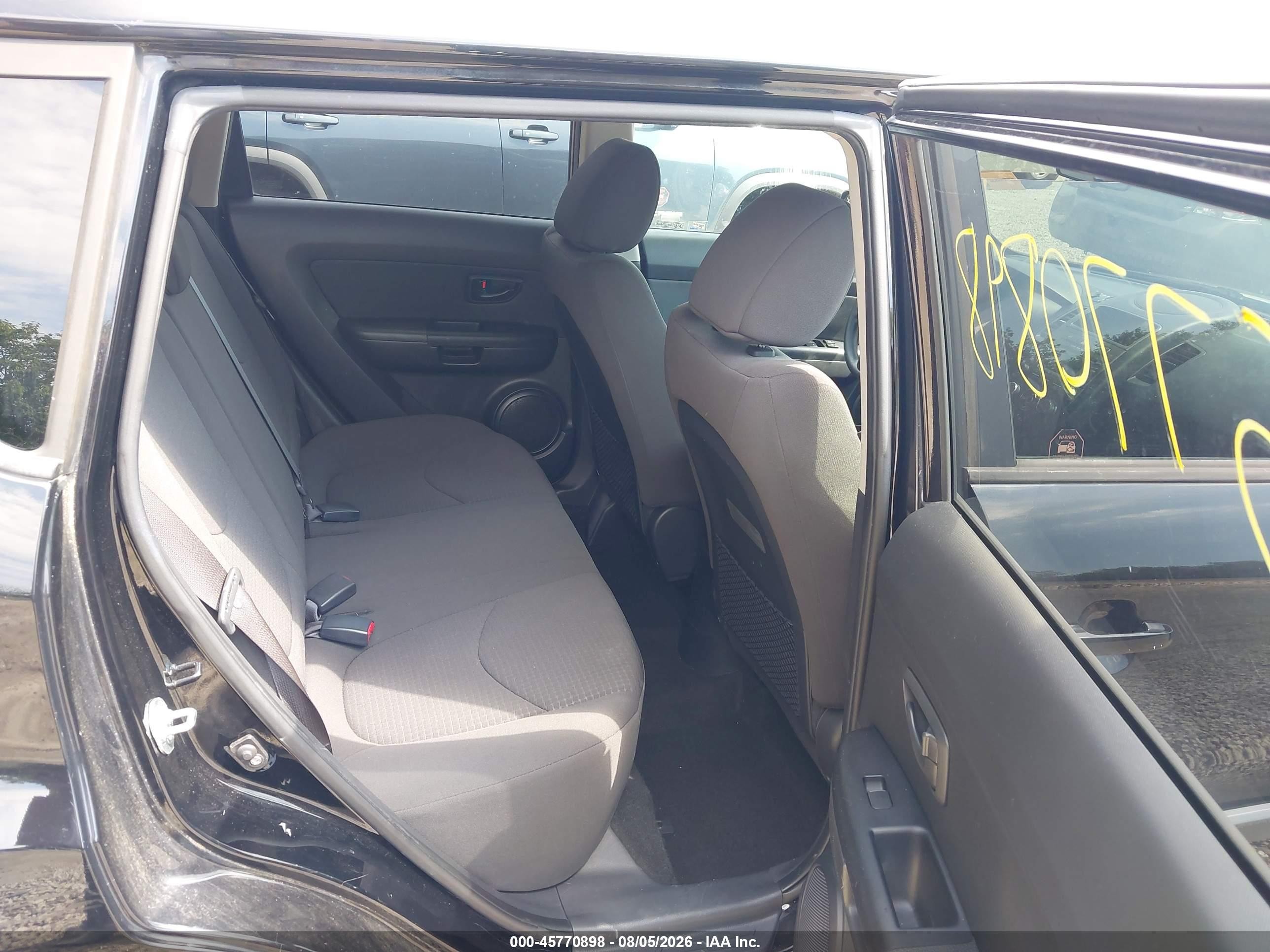2013 Kia Soul   Black vin: KNDJT2A59D7626452