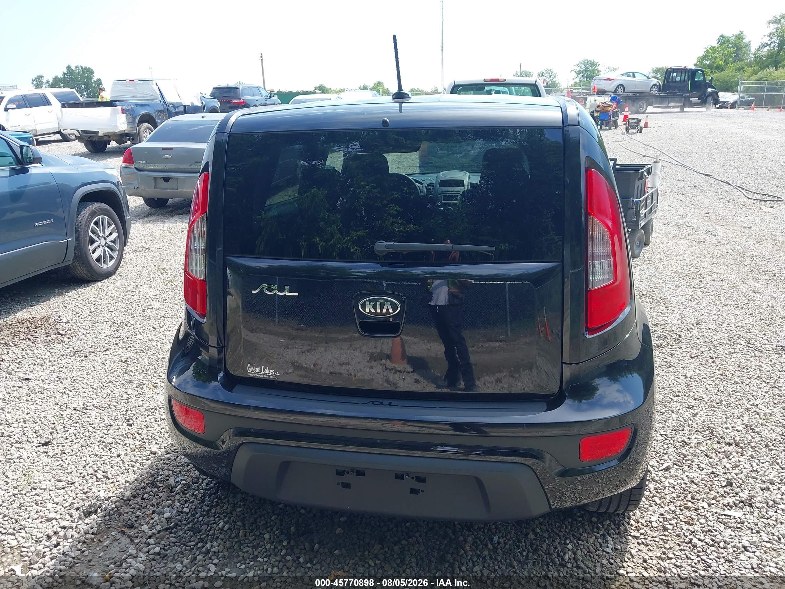2013 Kia Soul   Black vin: KNDJT2A59D7626452