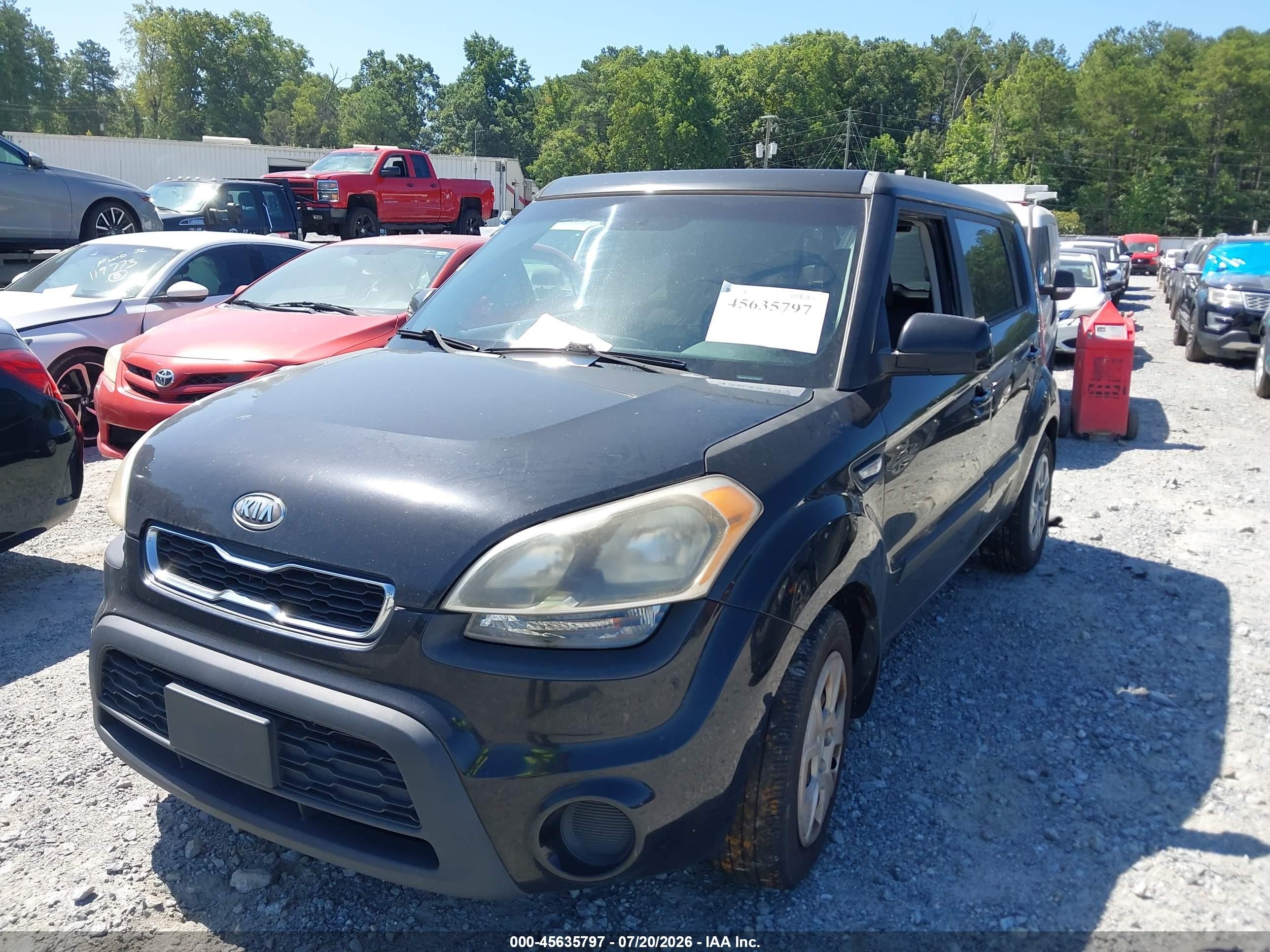 2012 Kia Soul   Black vin: KNDJT2A5XC7464300