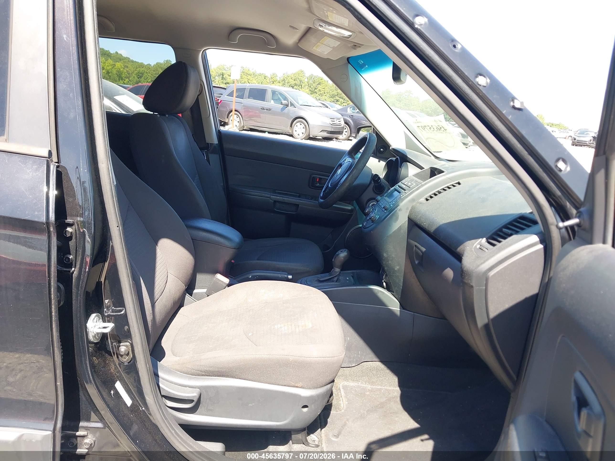 2012 Kia Soul   Black vin: KNDJT2A5XC7464300