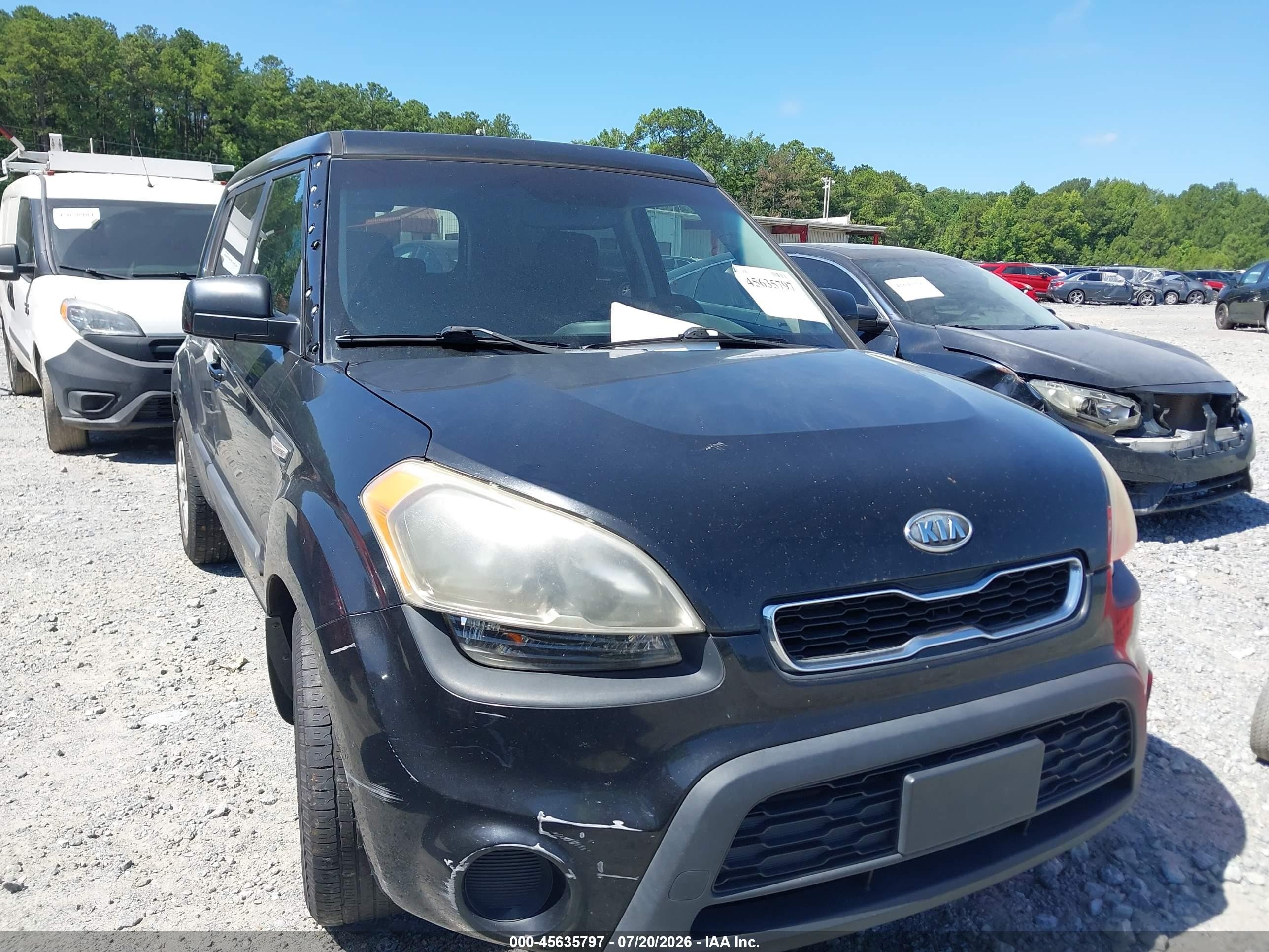 2012 Kia Soul   Black vin: KNDJT2A5XC7464300