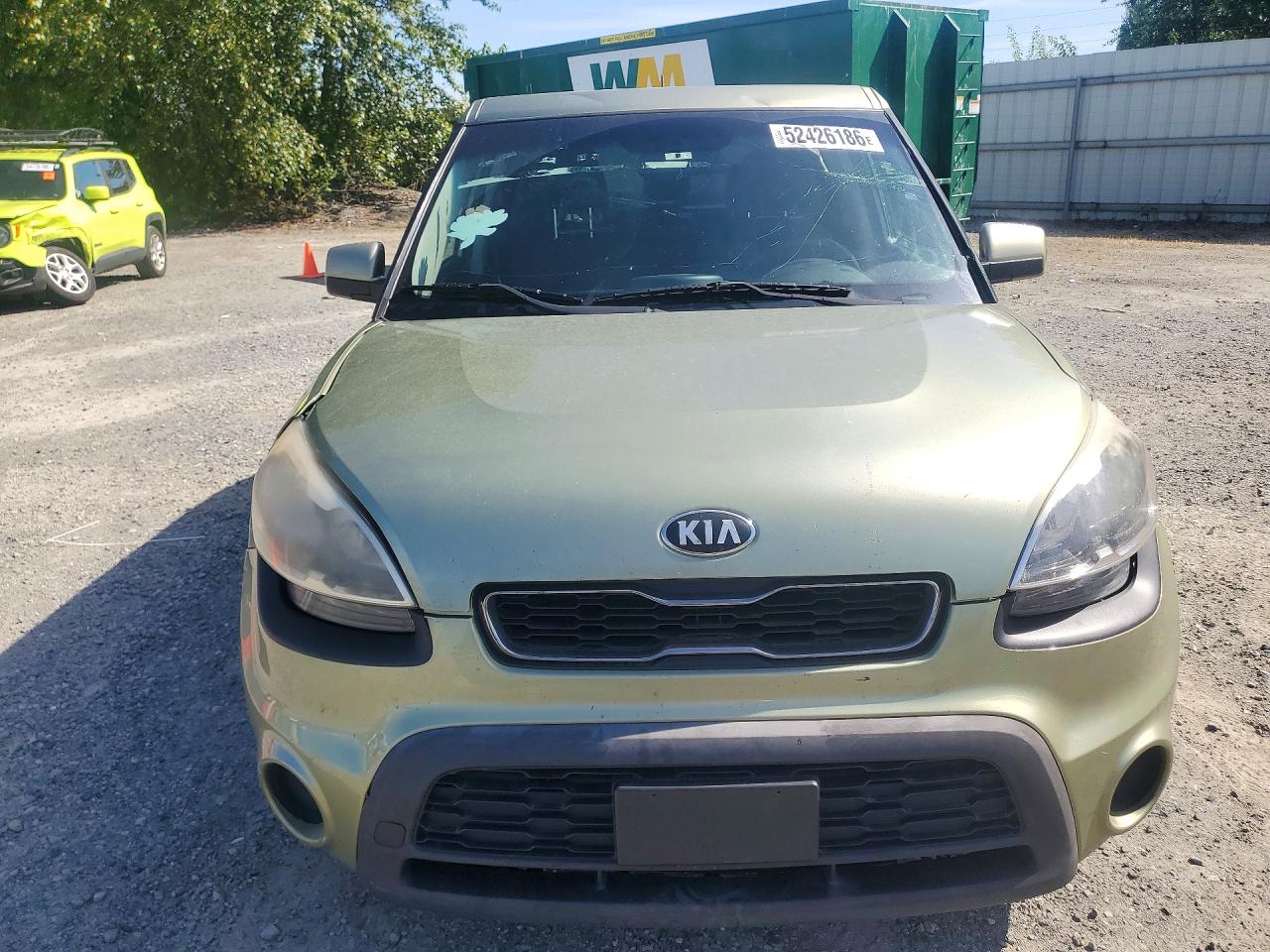 2013 Kia Soul Base Green vin: KNDJT2A5XD7486900