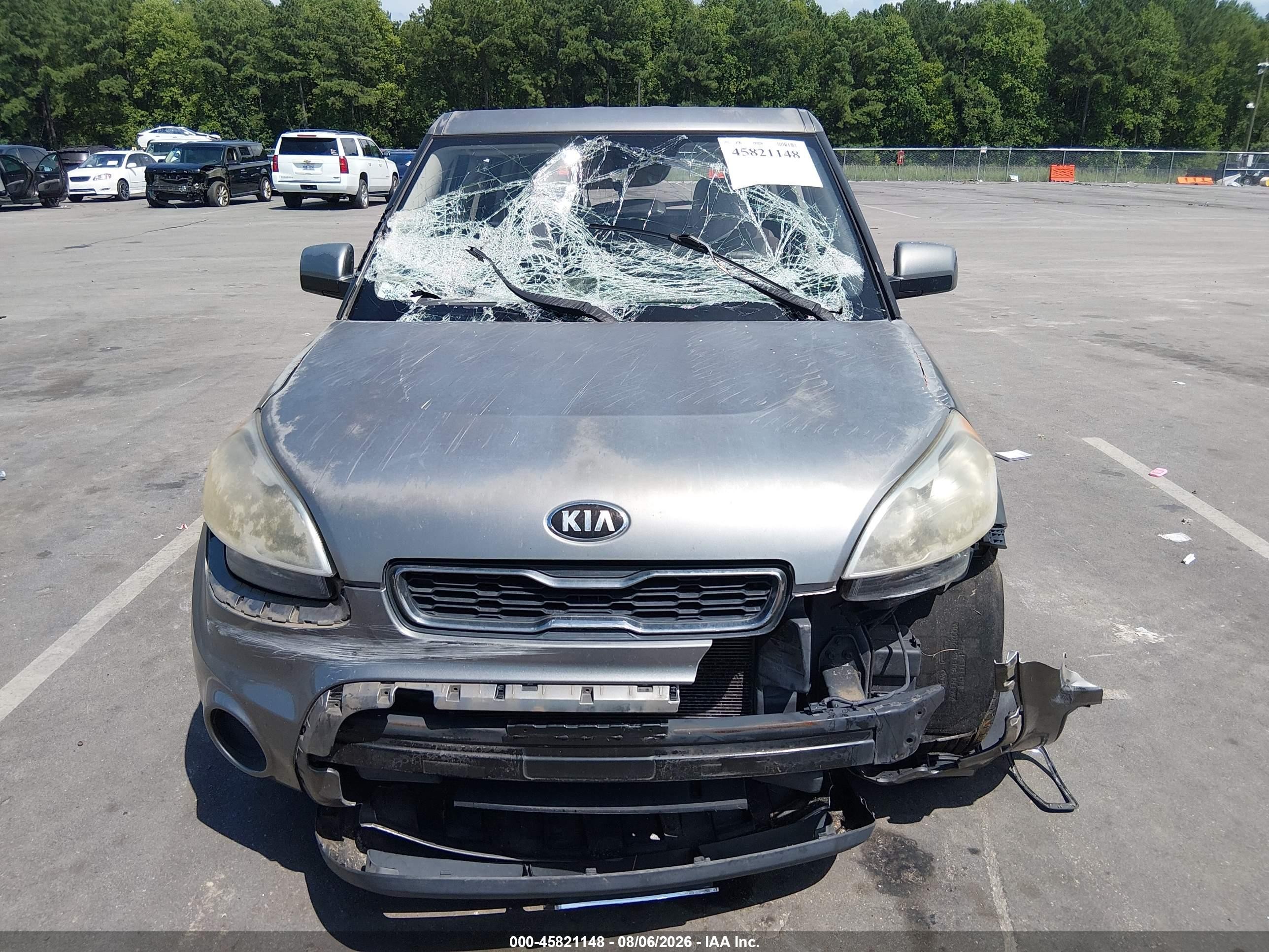 2013 Kia Soul   Серый vin: KNDJT2A5XD7629568