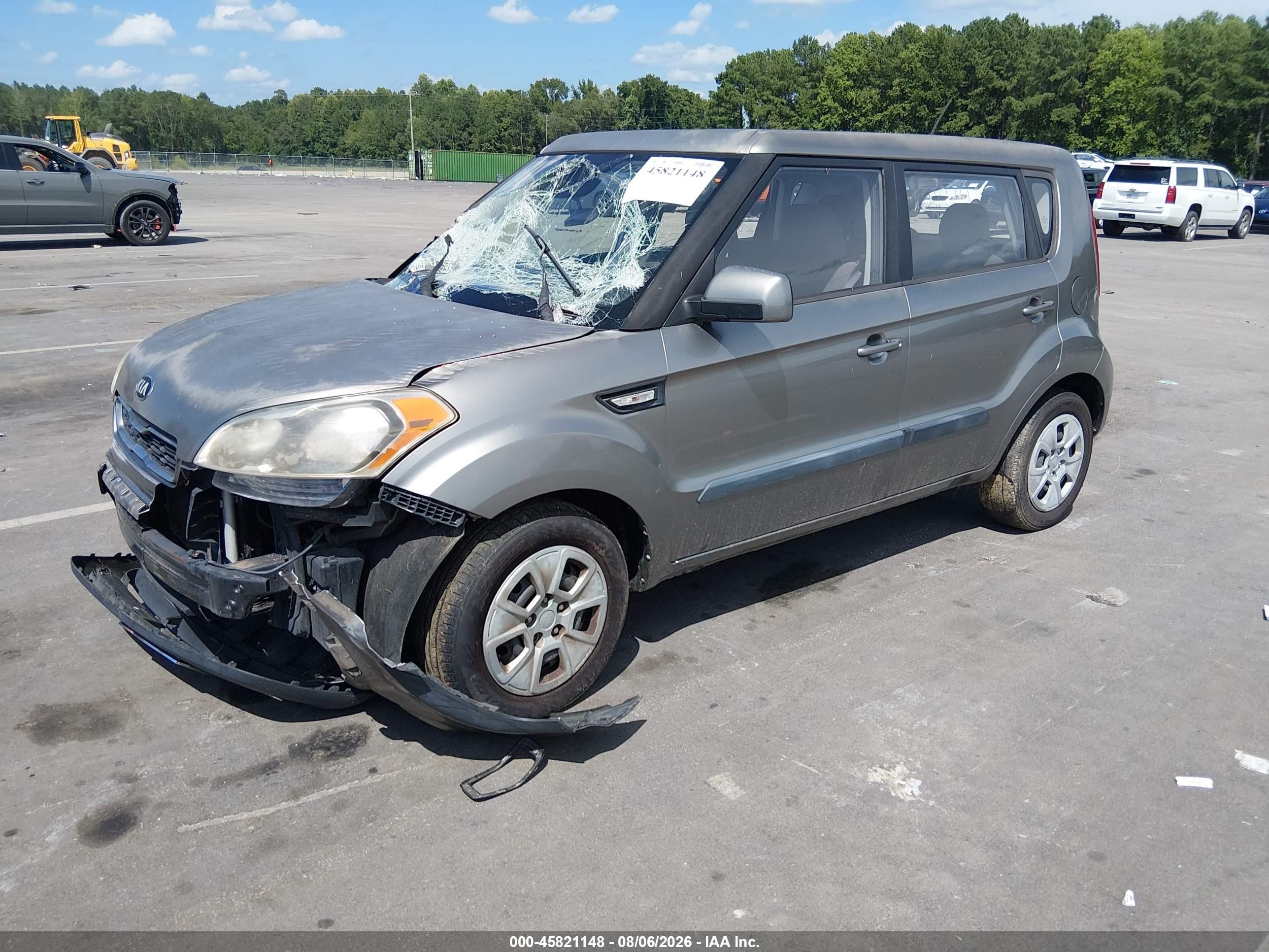 2013 Kia Soul   Серый vin: KNDJT2A5XD7629568