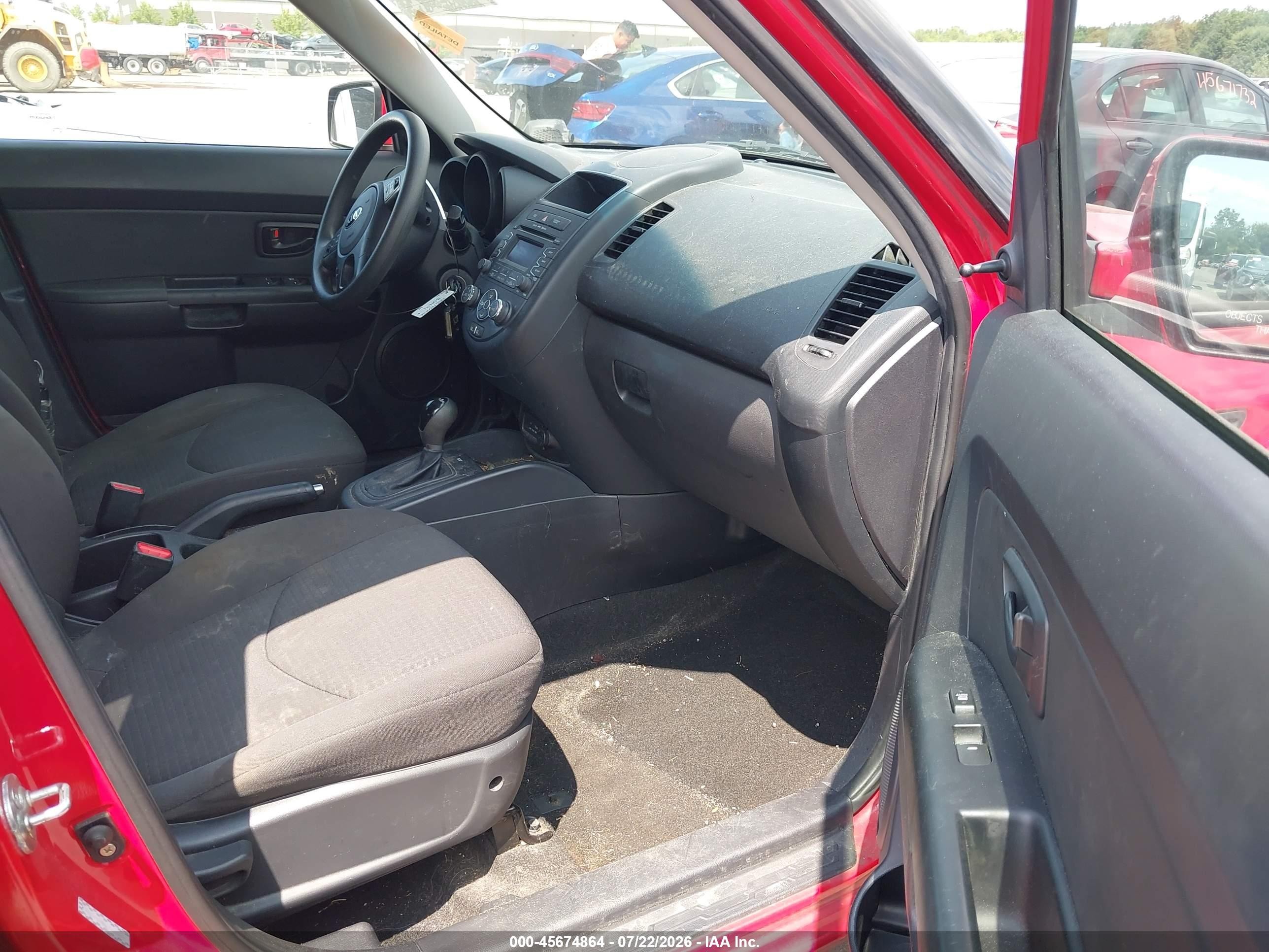 2013 Kia Soul   Red vin: KNDJT2A5XD7633264