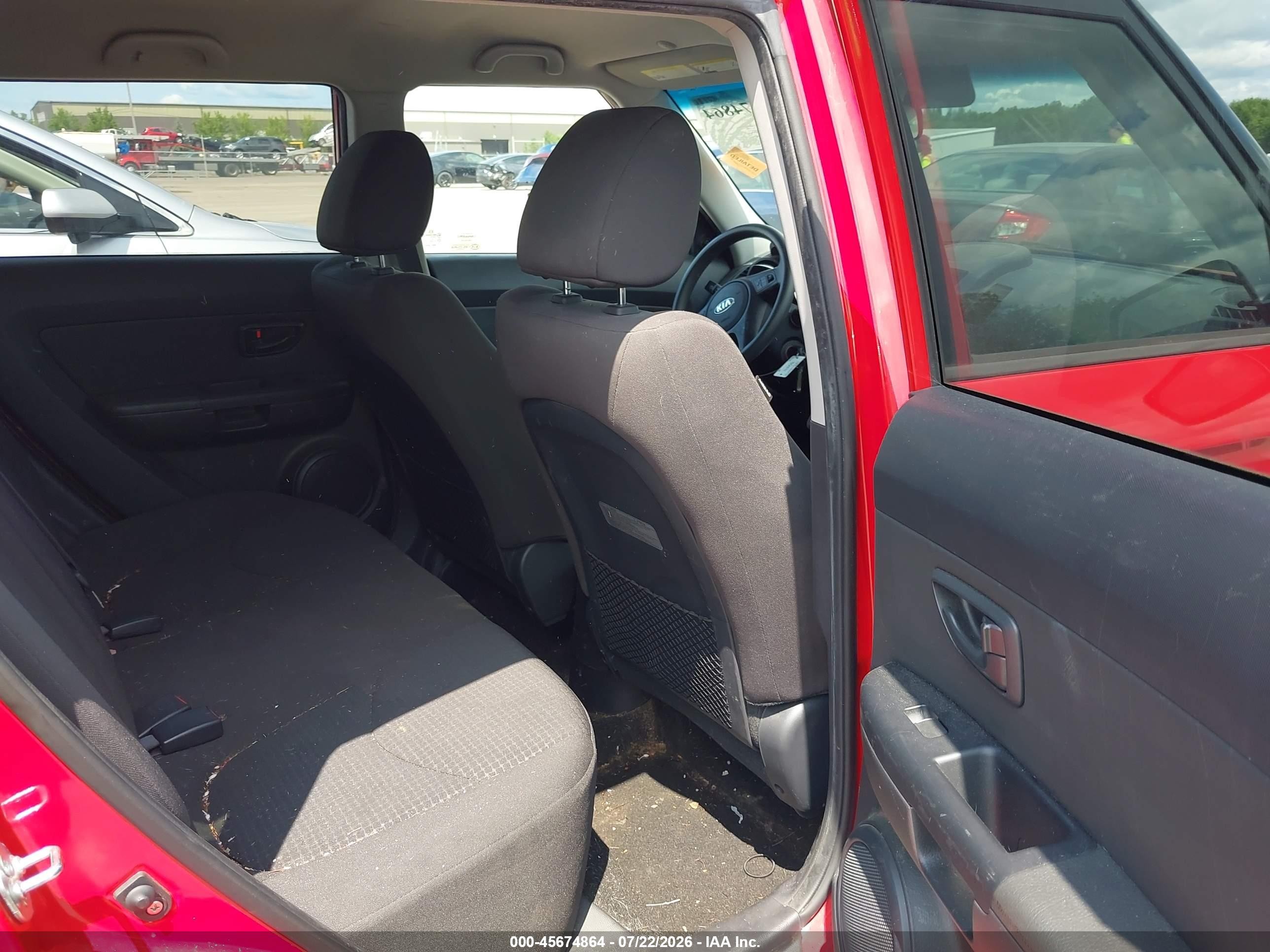2013 Kia Soul   Red vin: KNDJT2A5XD7633264