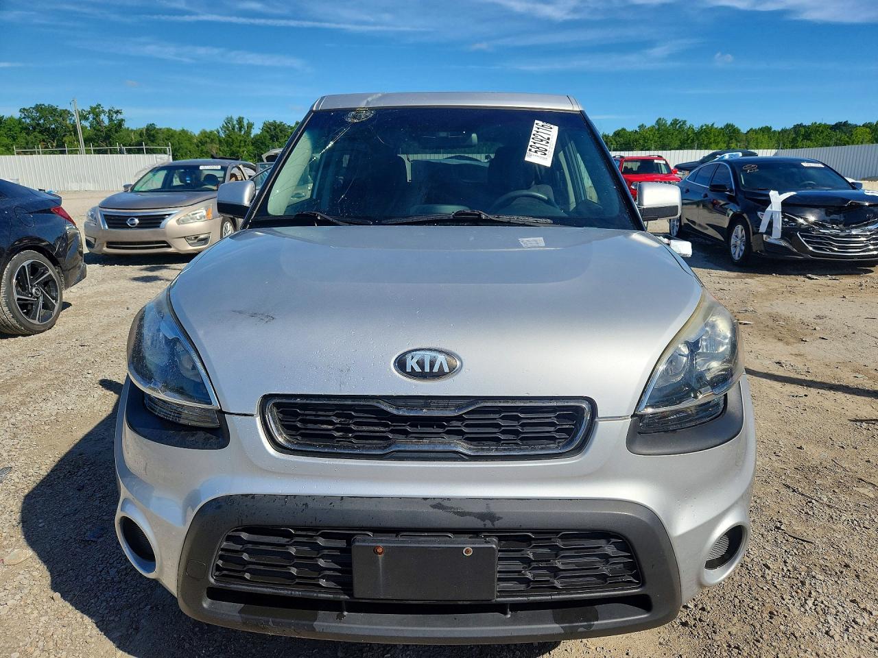 2013 Kia Soul Base Gray vin: KNDJT2A5XD7758944