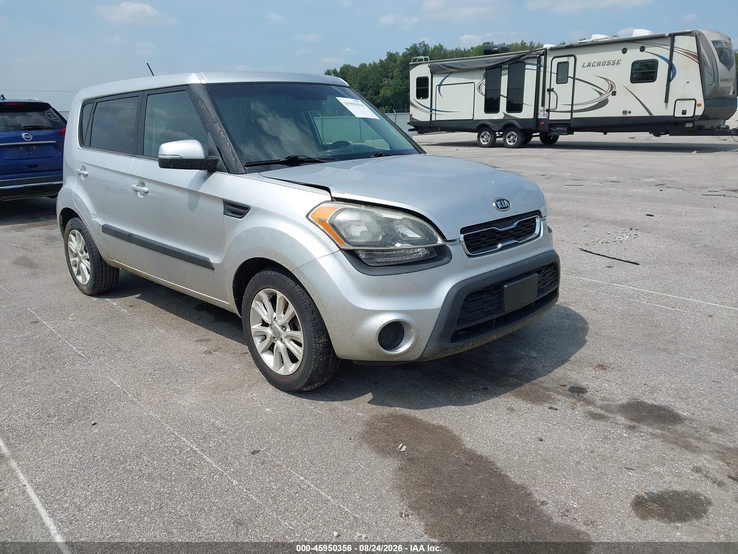 2012 Kia Soul + Silver vin: KNDJT2A60C7374260