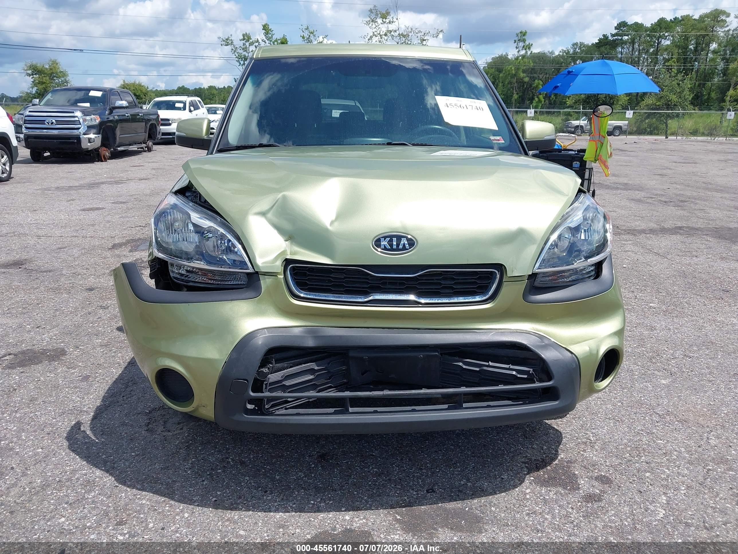 2012 Kia Soul + Green vin: KNDJT2A60C7400663