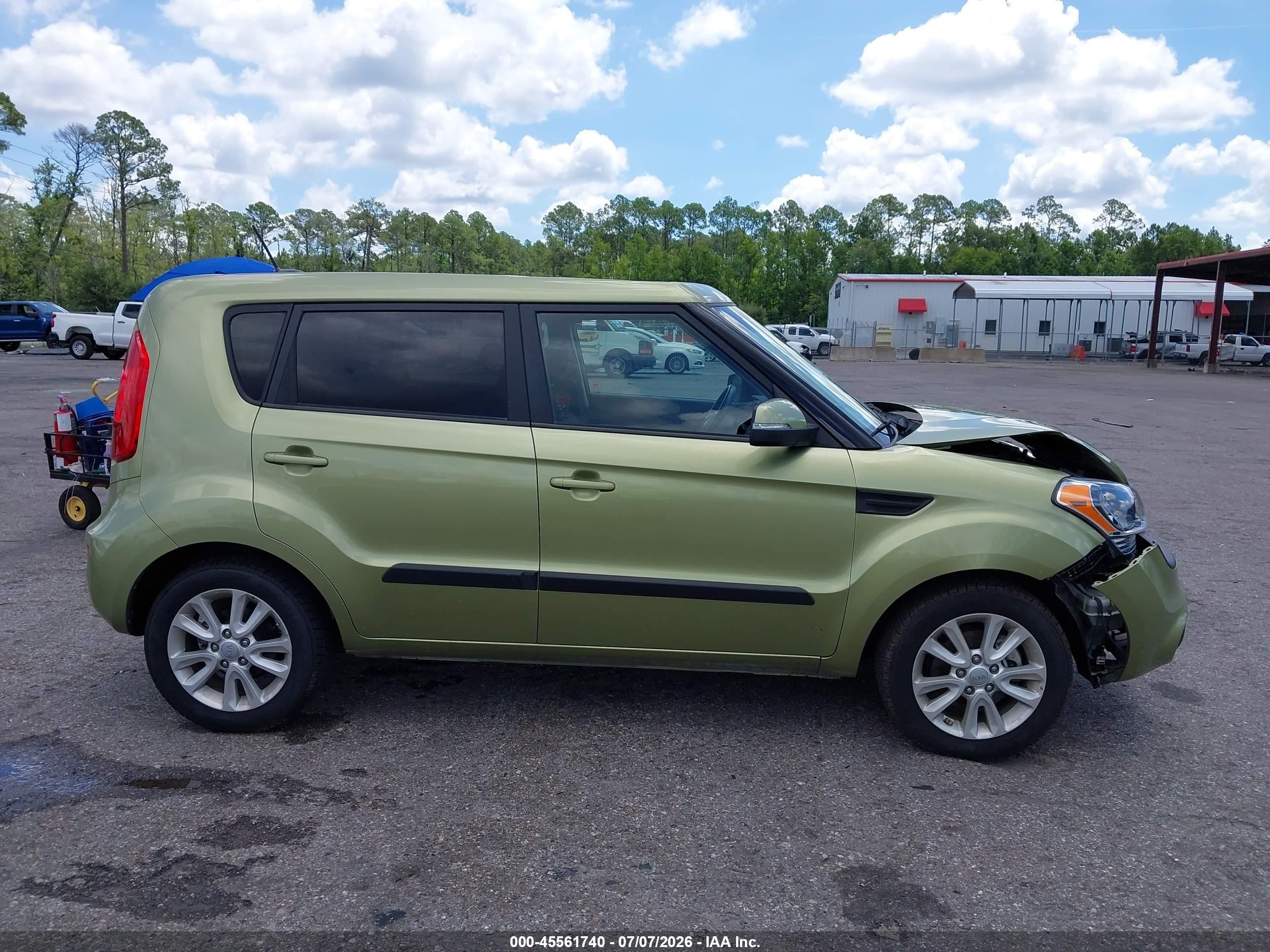 2012 Kia Soul + Green vin: KNDJT2A60C7400663