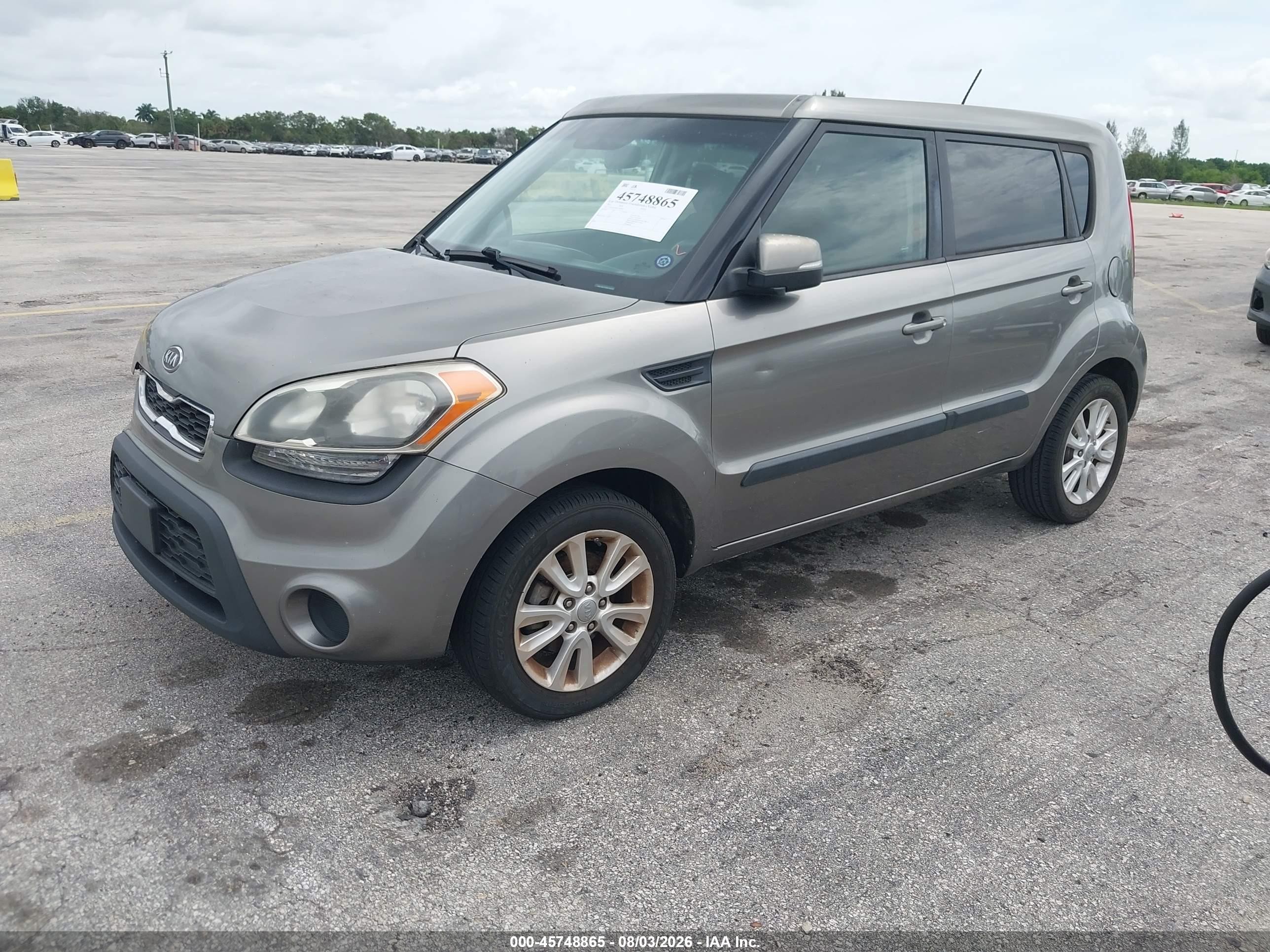 2012 Kia Soul + Gray vin: KNDJT2A60C7444565