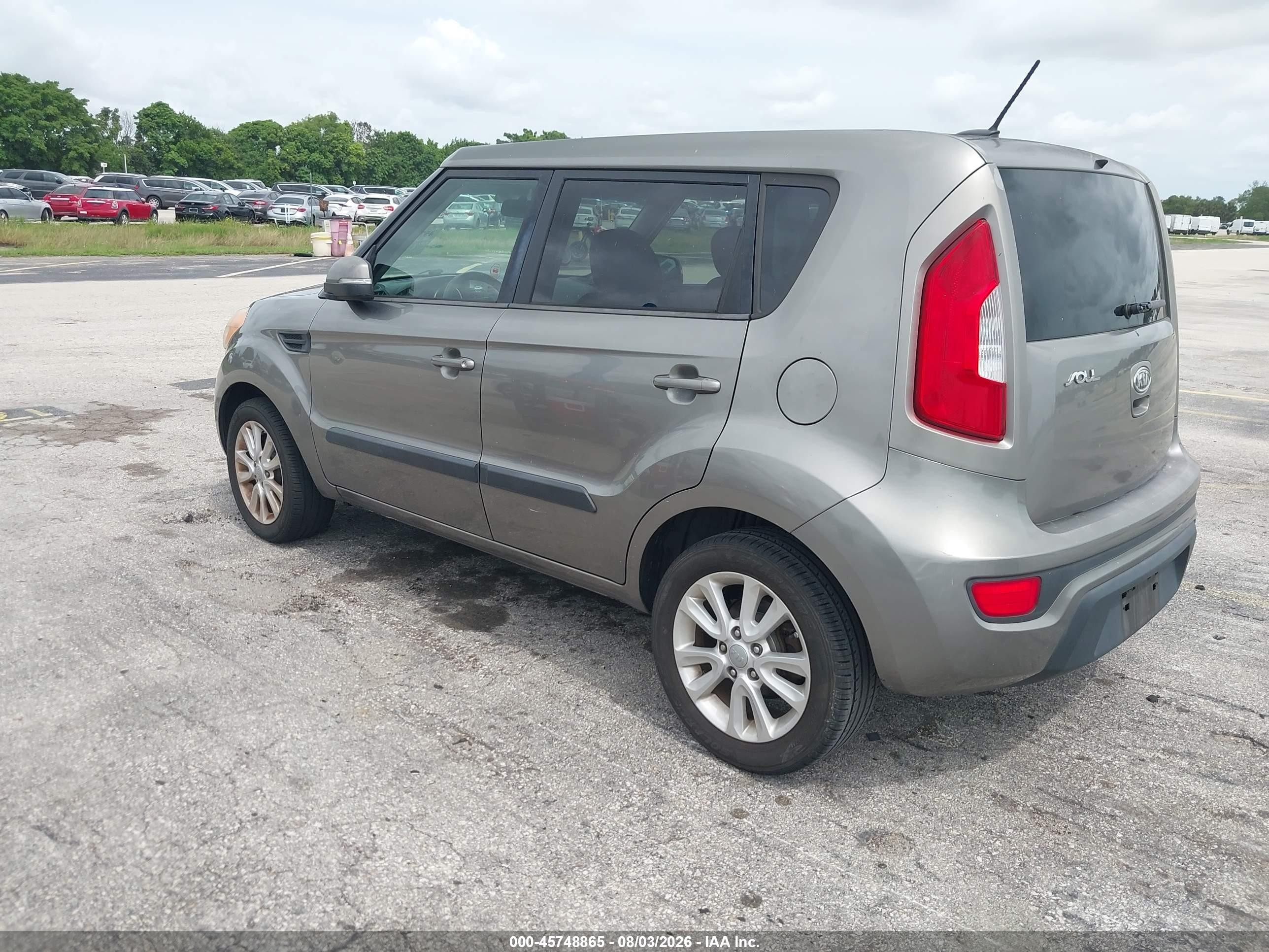 2012 Kia Soul + Gray vin: KNDJT2A60C7444565