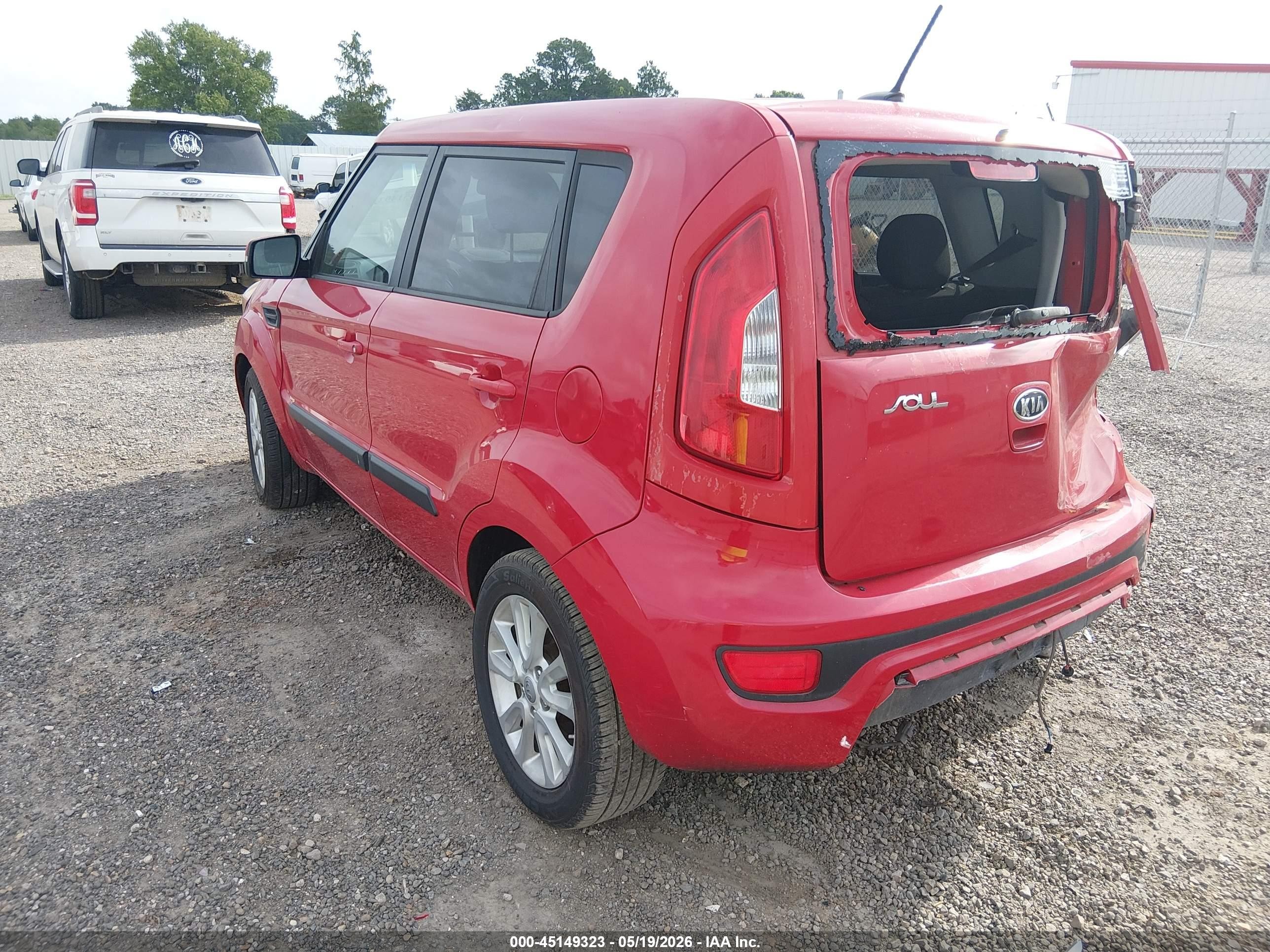 2012 Kia Soul + Красный vin: KNDJT2A60C7462726
