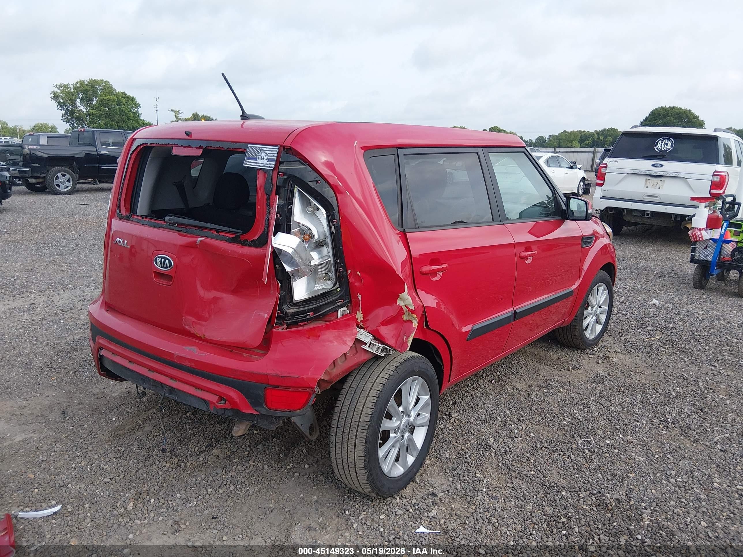 2012 Kia Soul + Красный vin: KNDJT2A60C7462726