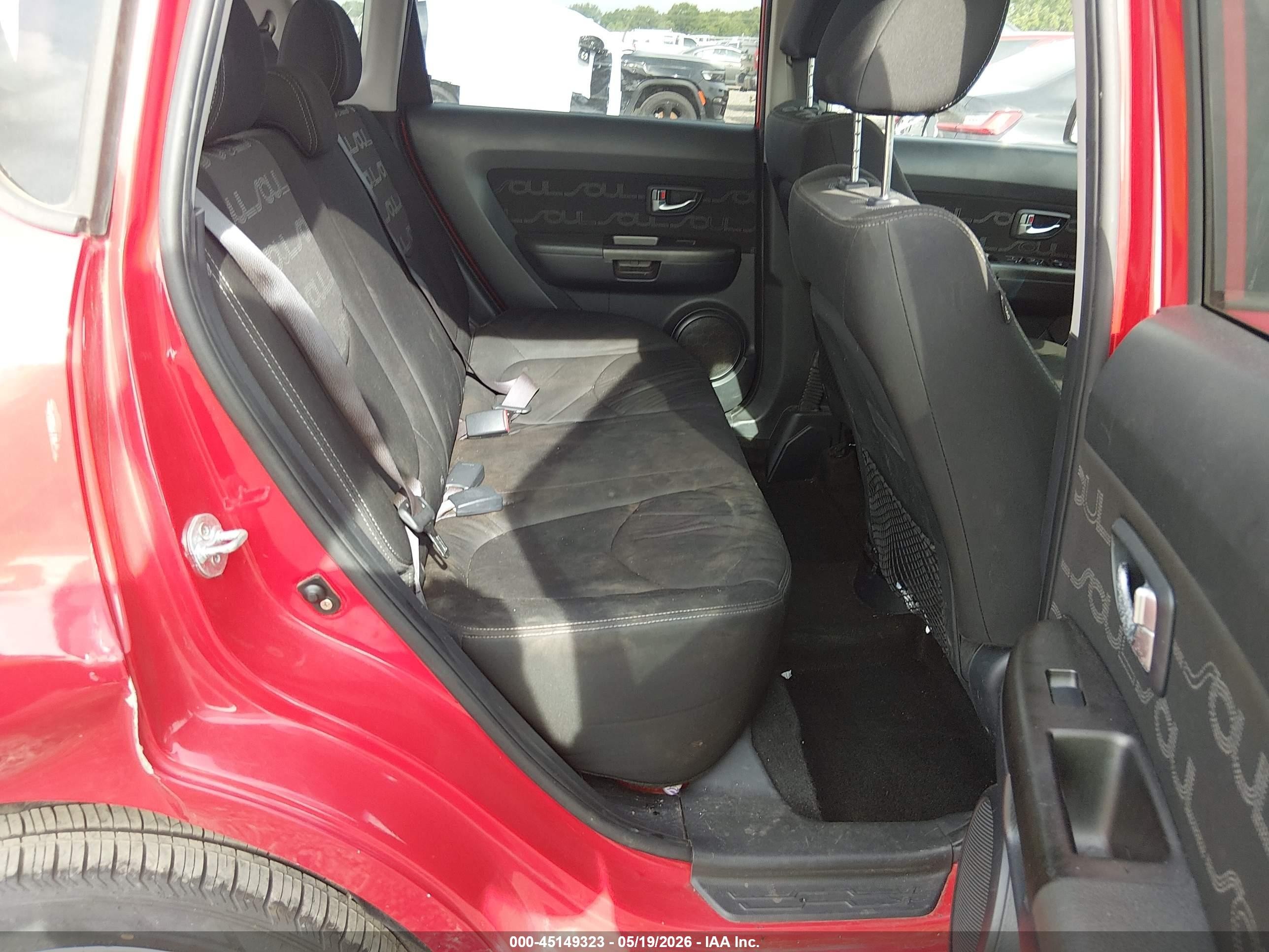 2012 Kia Soul + Красный vin: KNDJT2A60C7462726