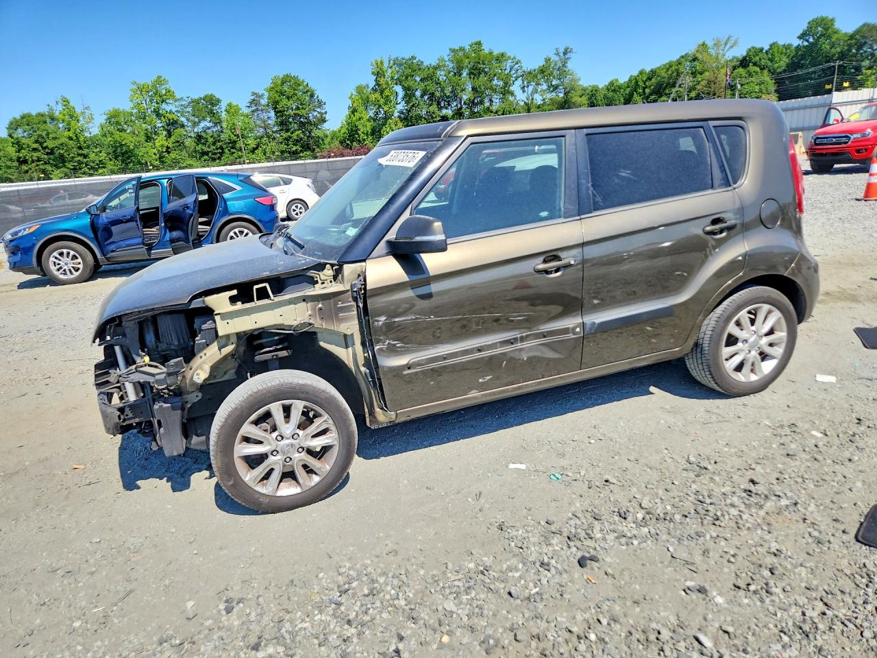 2013 Kia Soul + Желто-коричневый vin: KNDJT2A60D7522215