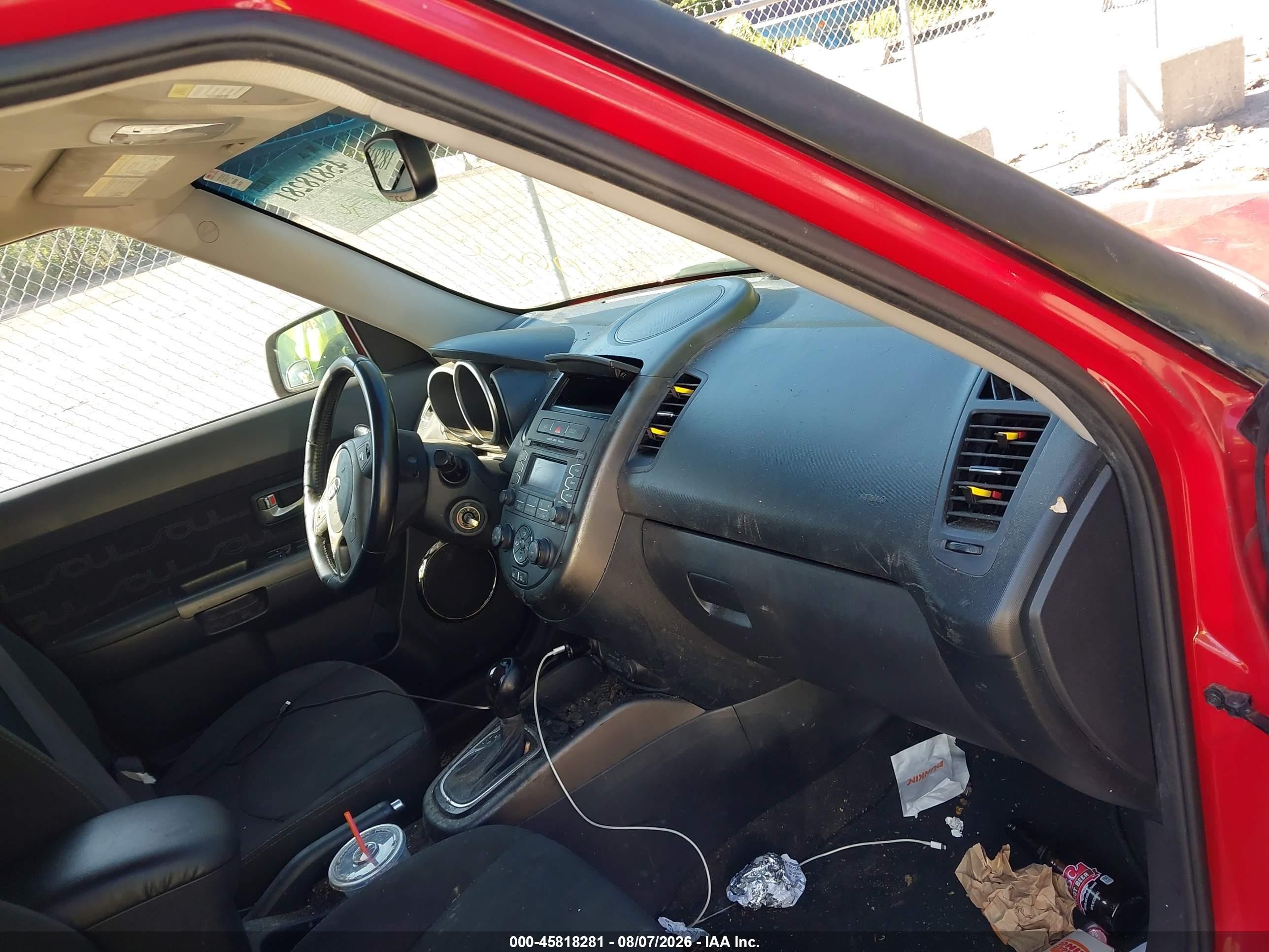 2013 Kia Soul + Red vin: KNDJT2A60D7550502