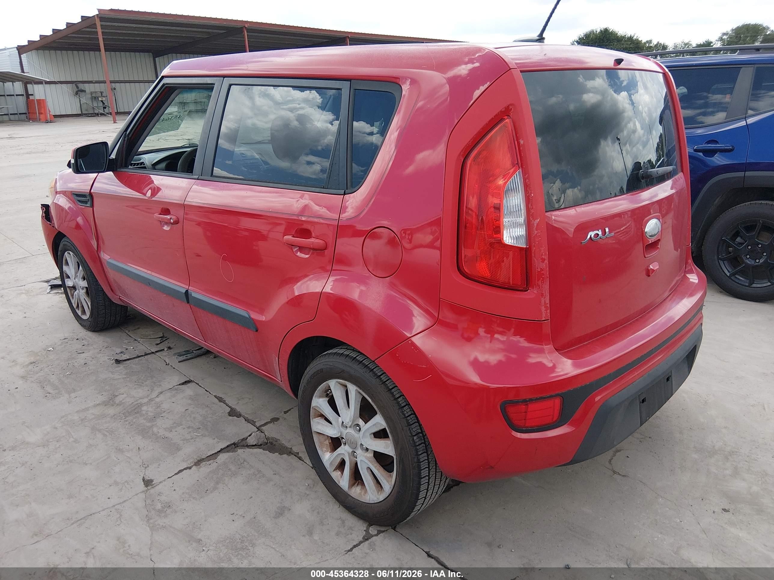 2013 Kia Soul + Красный vin: KNDJT2A60D7566196