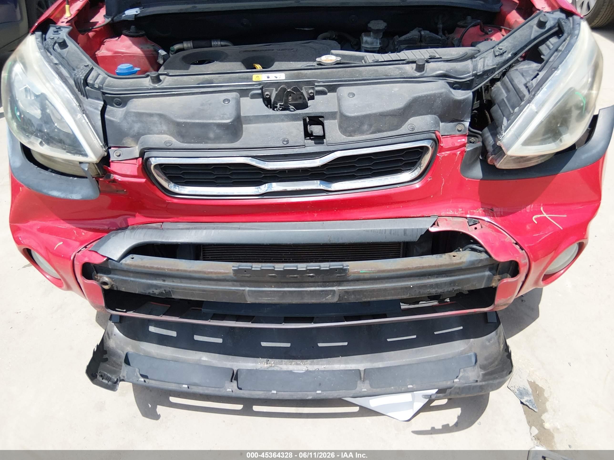 2013 Kia Soul + Красный vin: KNDJT2A60D7566196