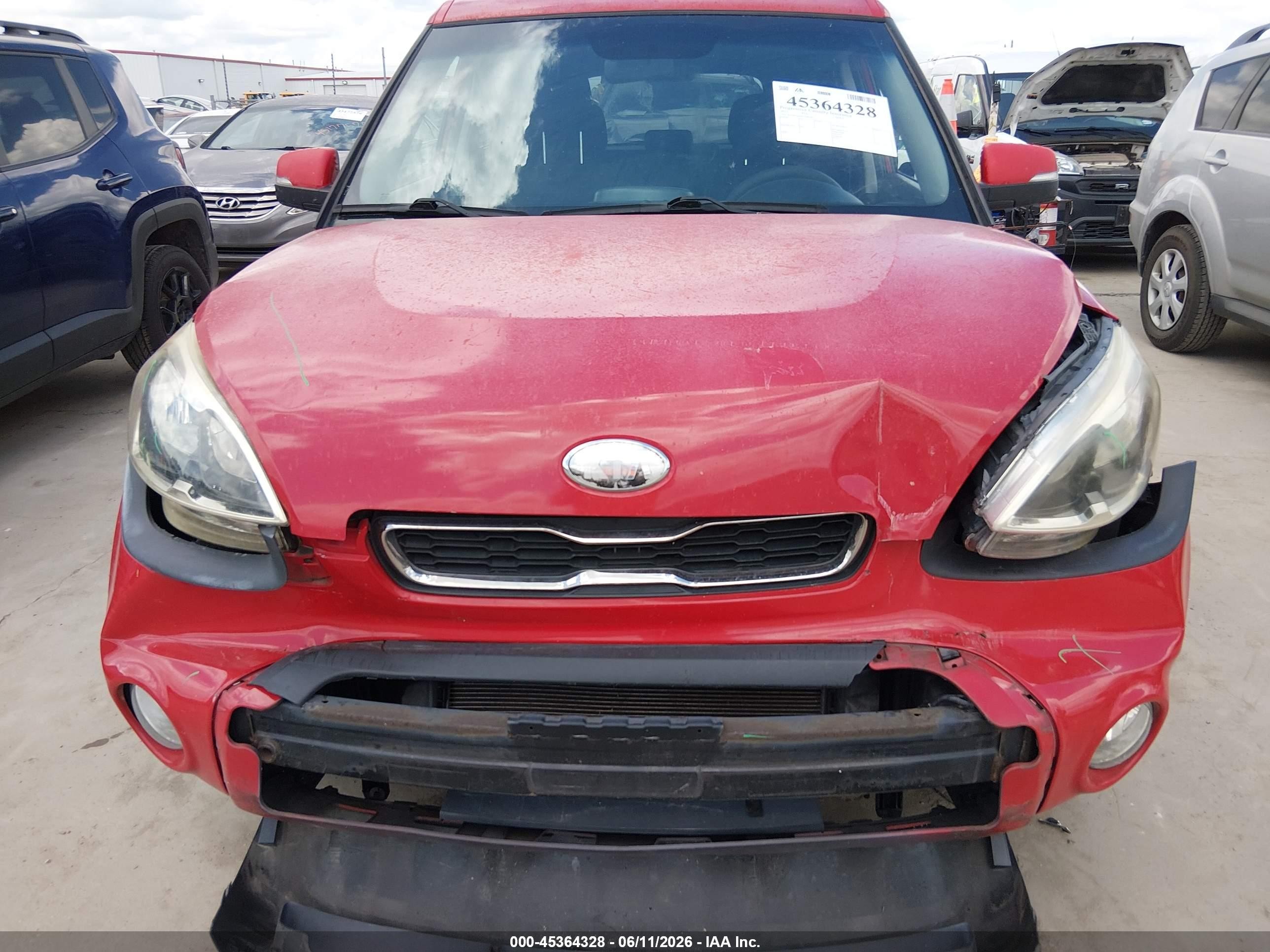 2013 Kia Soul + Красный vin: KNDJT2A60D7566196