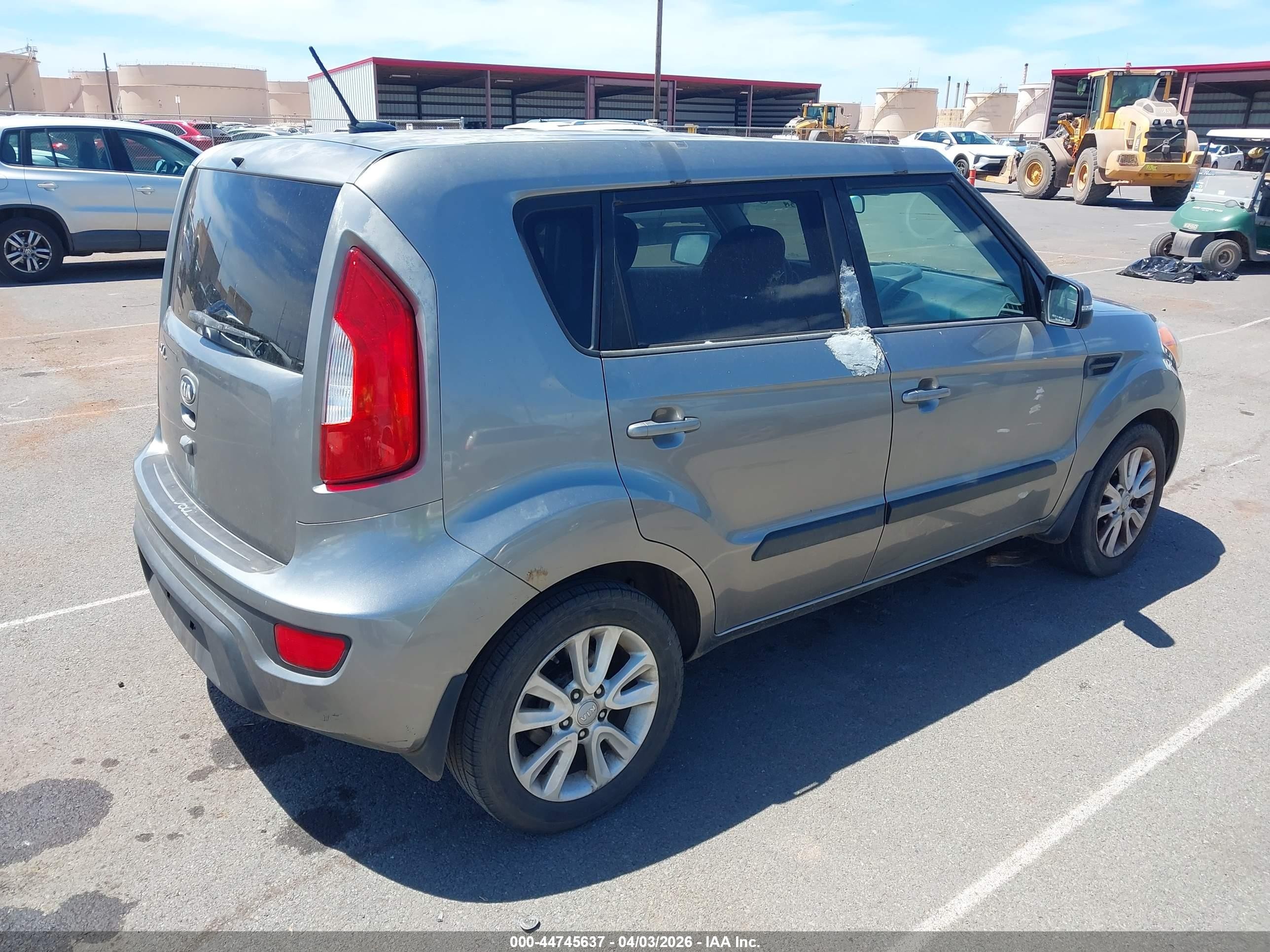 2013 Kia Soul + Gray vin: KNDJT2A60D7573648