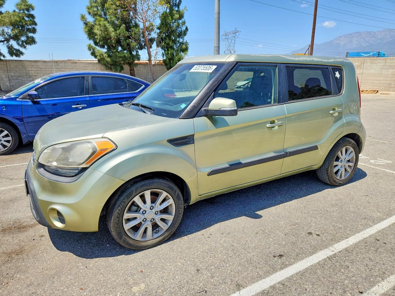 2013 Kia Soul Зеленый vin: KNDJT2A60D7590224