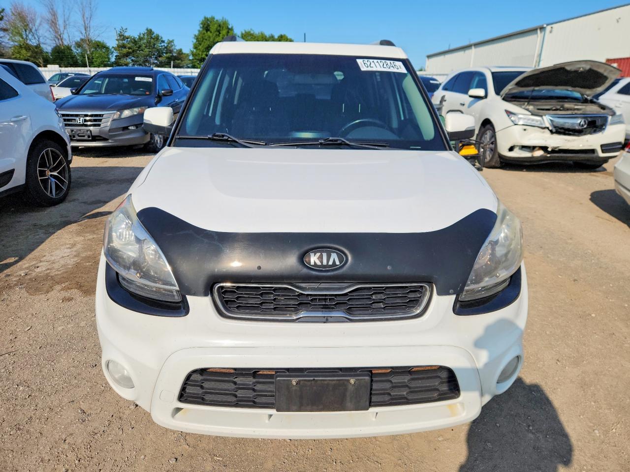 2013 Kia Soul White vin: KNDJT2A60D7759321