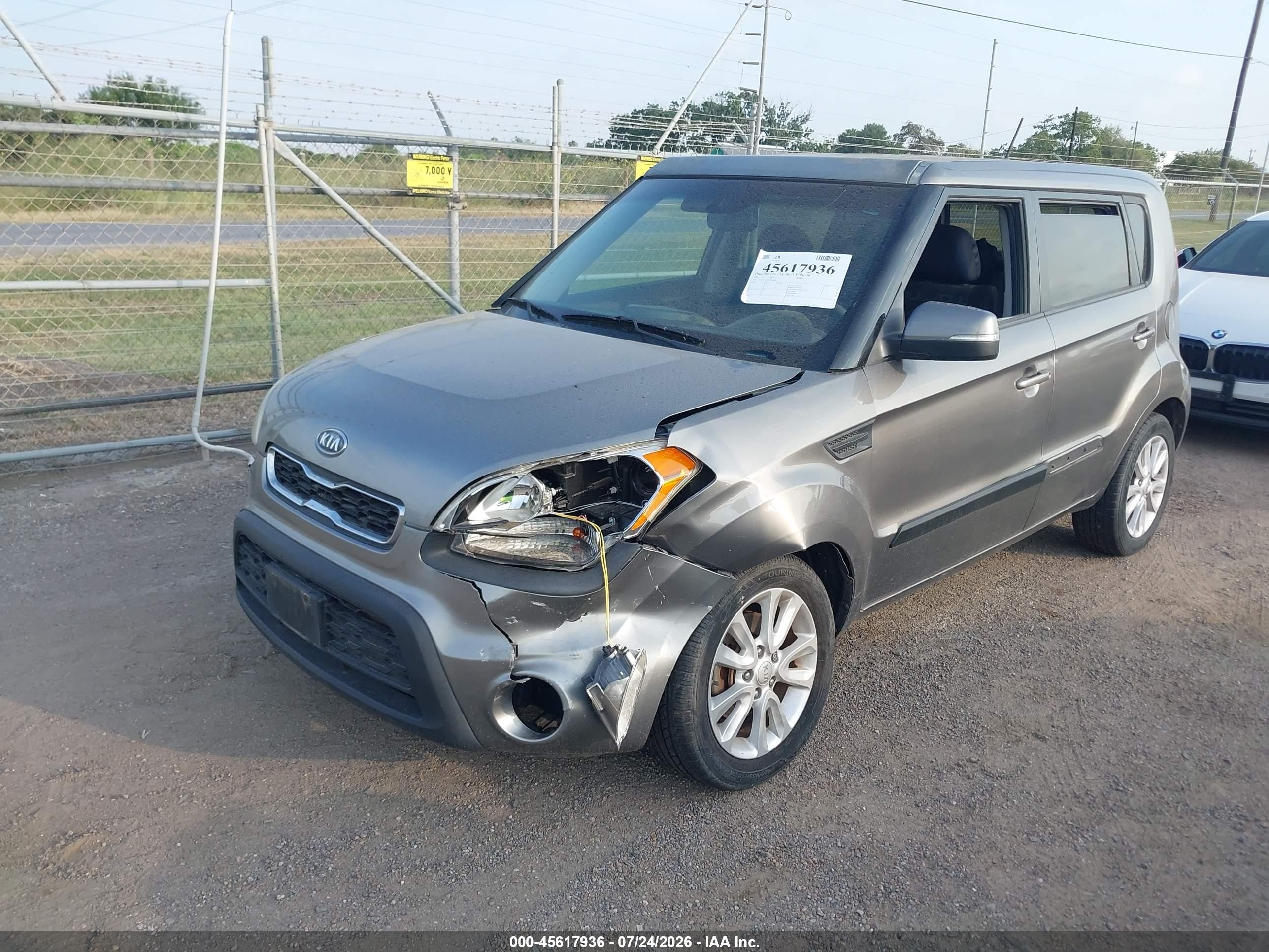 2012 Kia Soul + Gray vin: KNDJT2A61C7460404