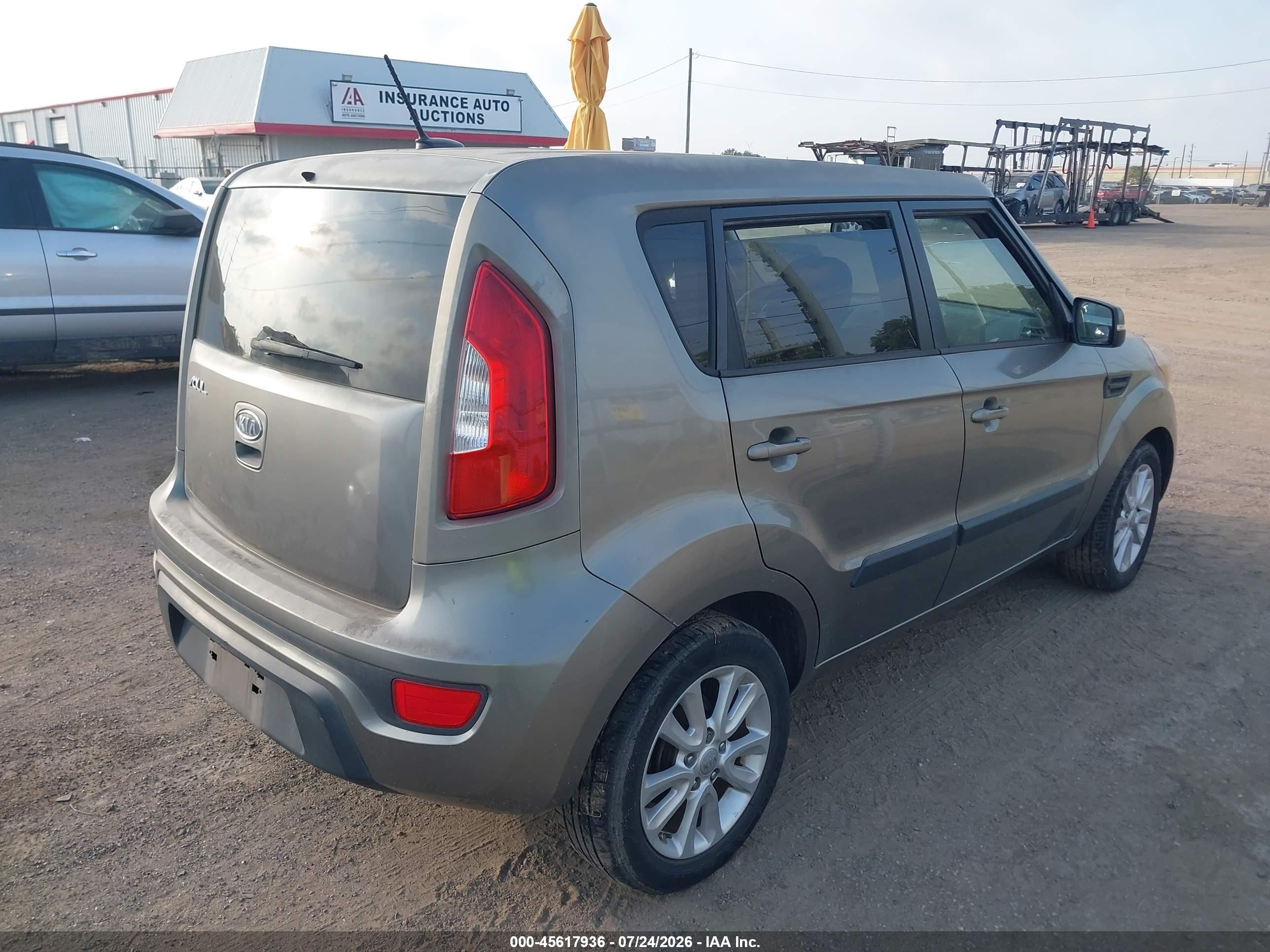2012 Kia Soul + Gray vin: KNDJT2A61C7460404