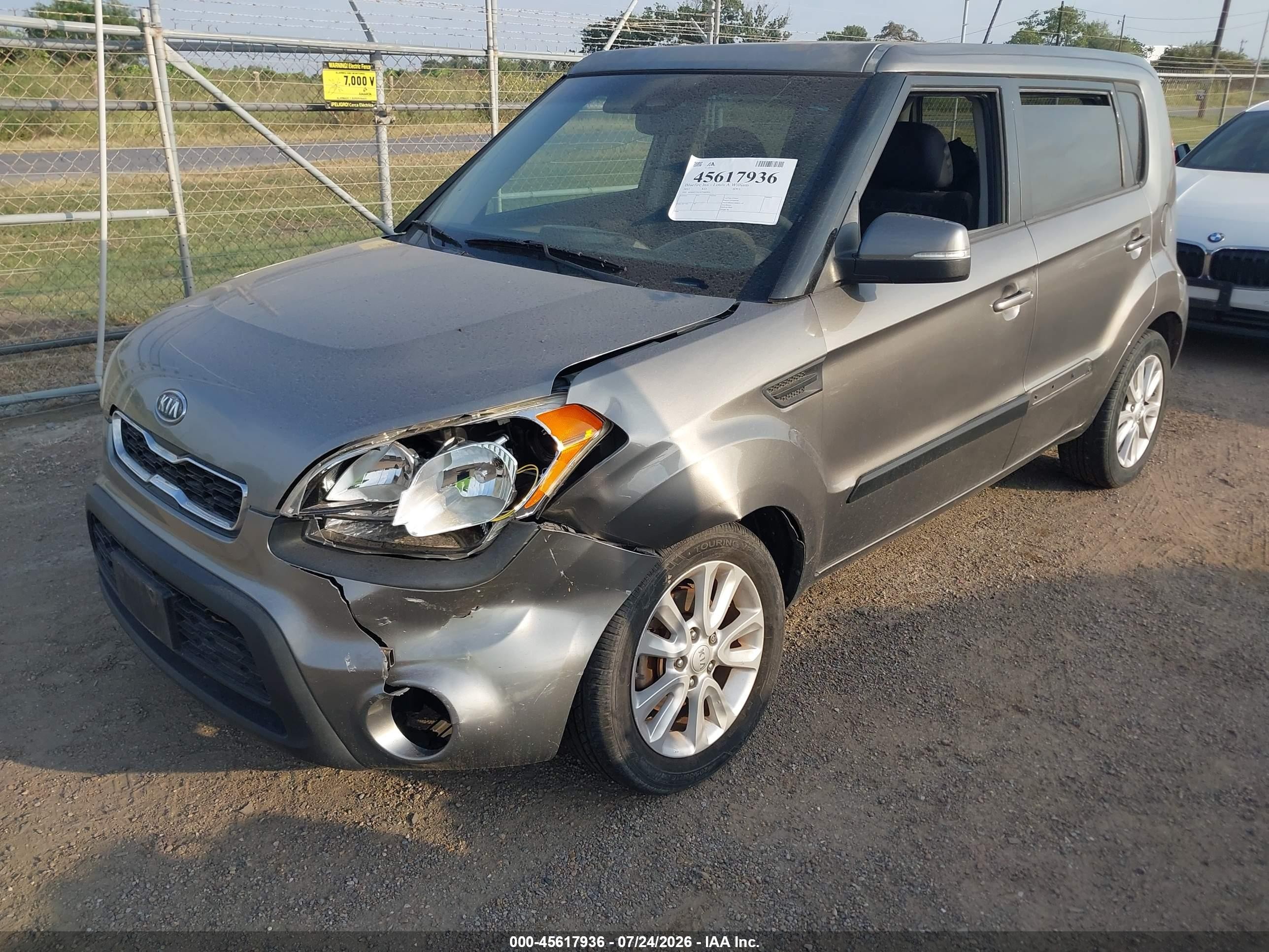 2012 Kia Soul + Gray vin: KNDJT2A61C7460404