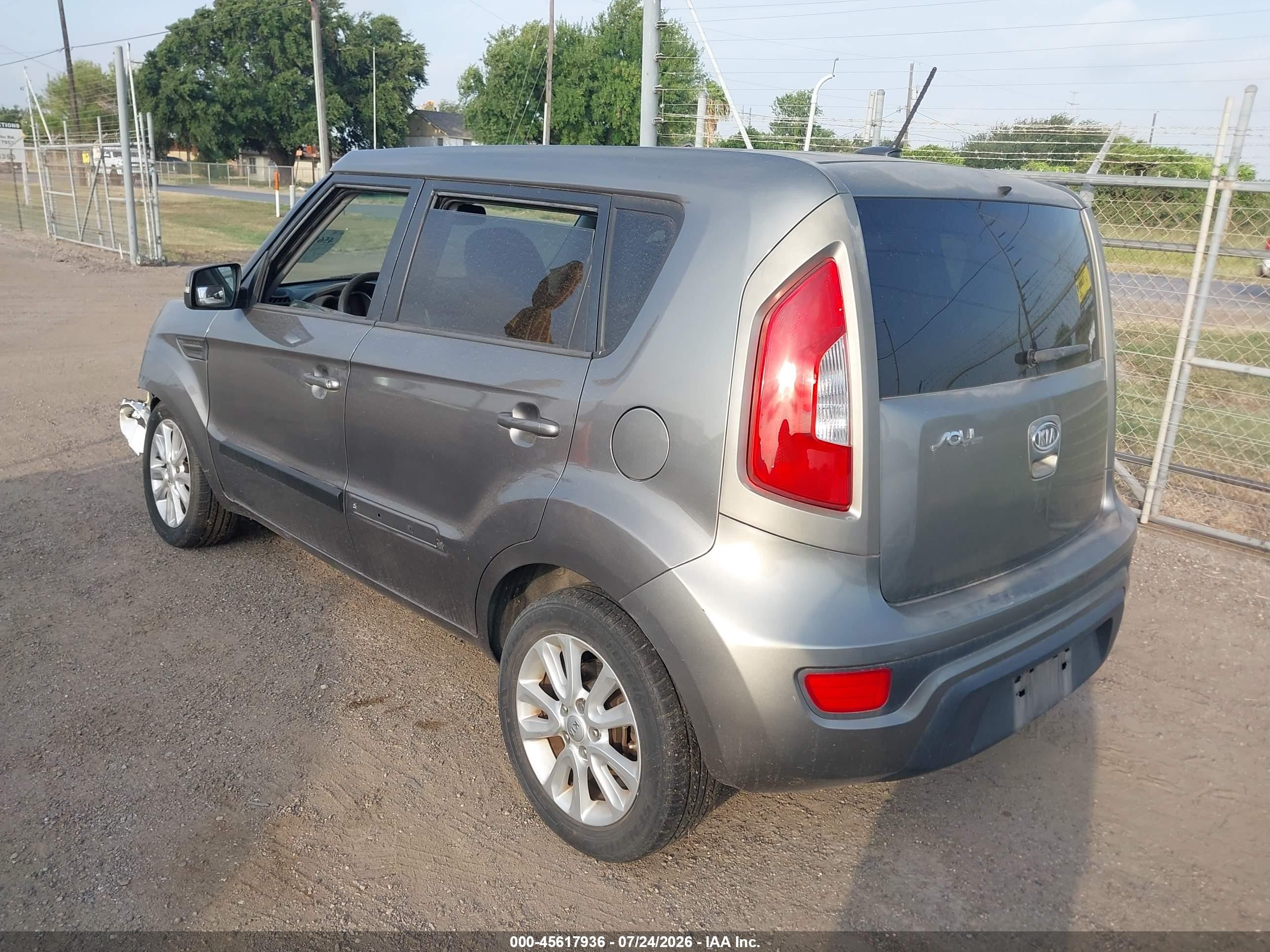 2012 Kia Soul + Gray vin: KNDJT2A61C7460404