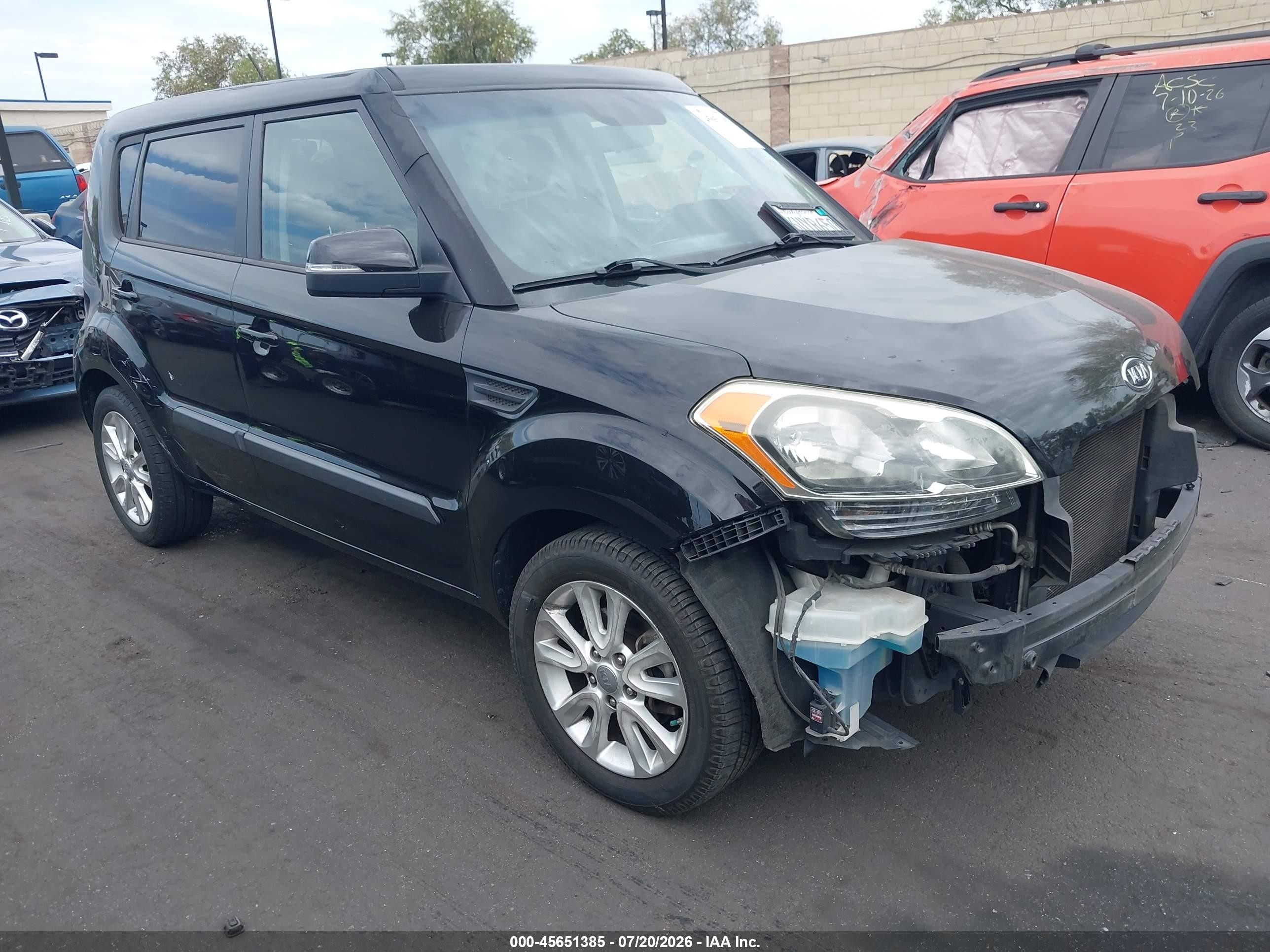 2012 Kia Soul + Черный vin: KNDJT2A61C7742865