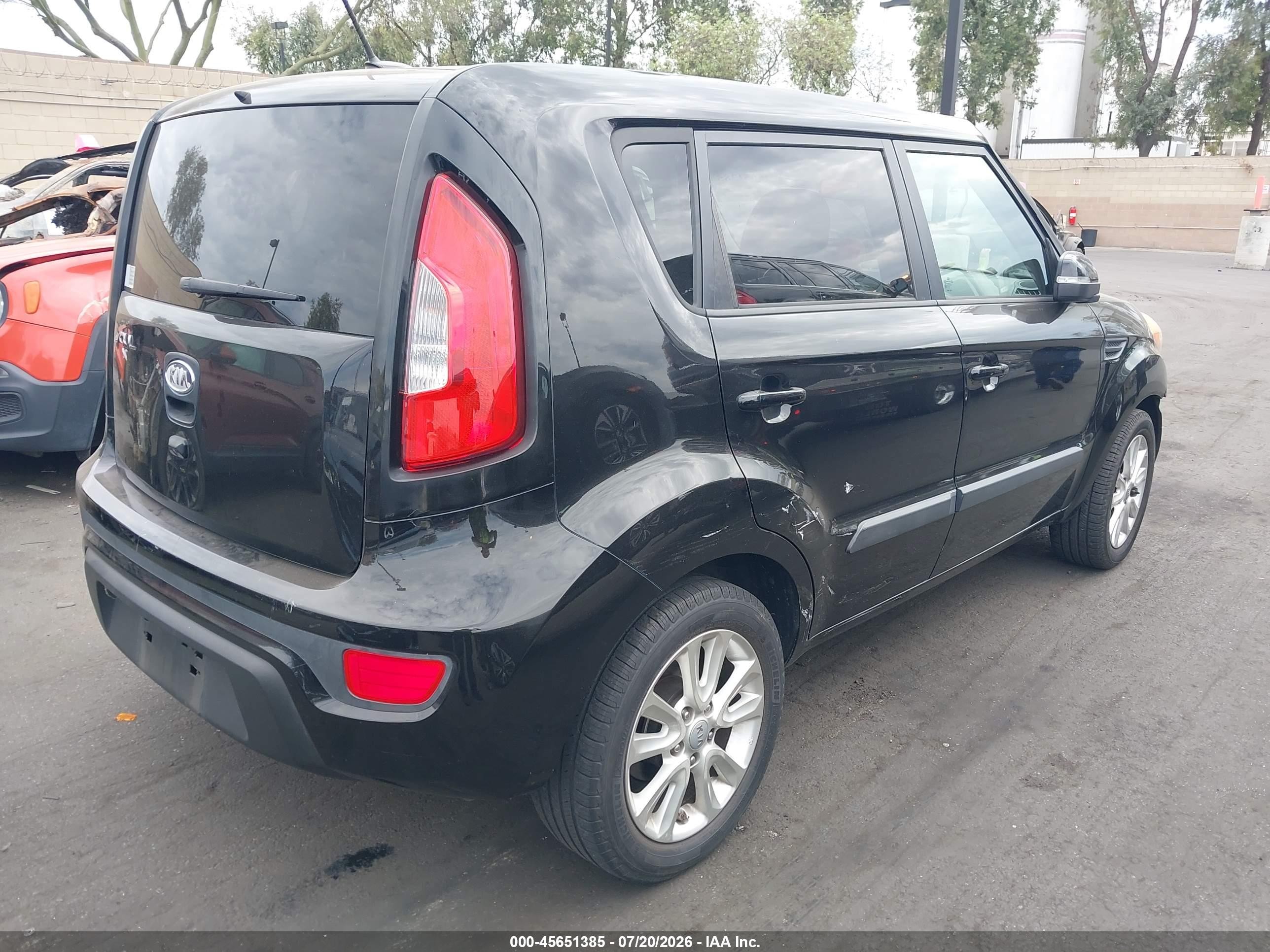 2012 Kia Soul + Черный vin: KNDJT2A61C7742865