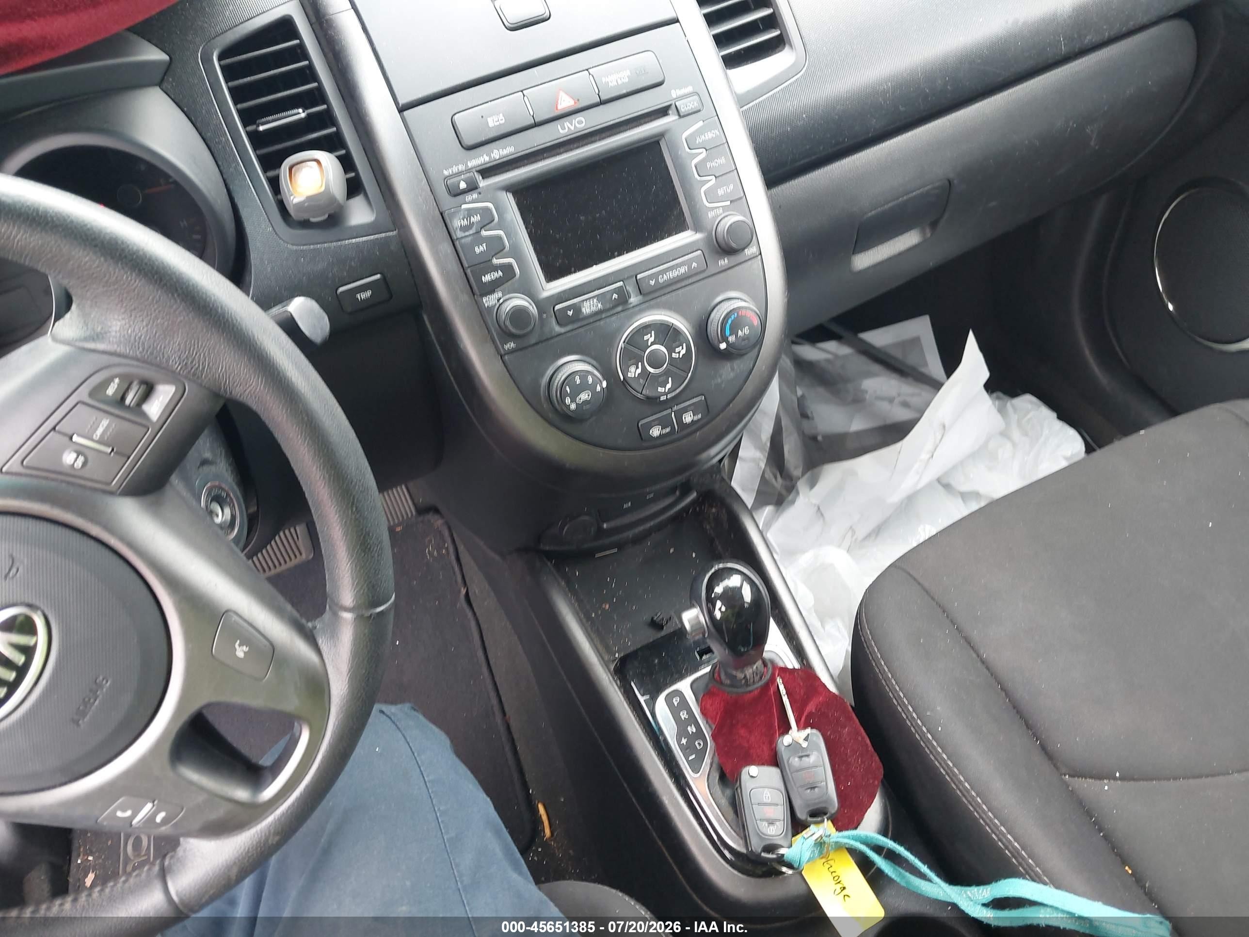 2012 Kia Soul + Черный vin: KNDJT2A61C7742865
