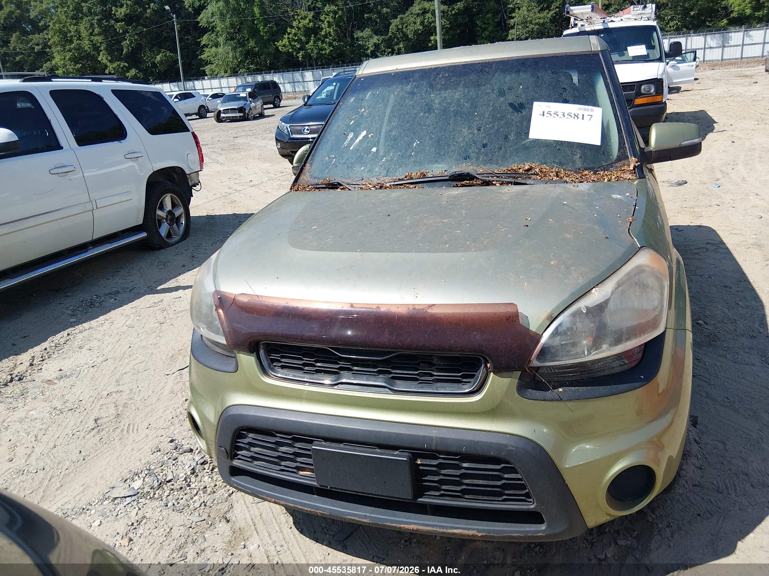 2013 Kia Soul + Green vin: KNDJT2A61D7482159