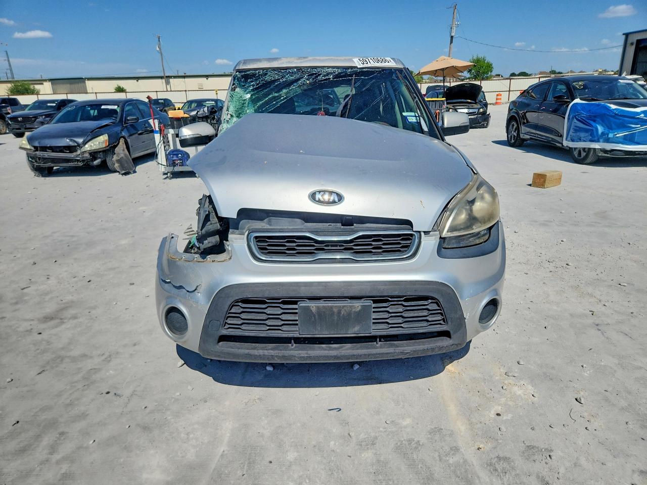 2013 Kia Soul + Серебряный vin: KNDJT2A61D7588031