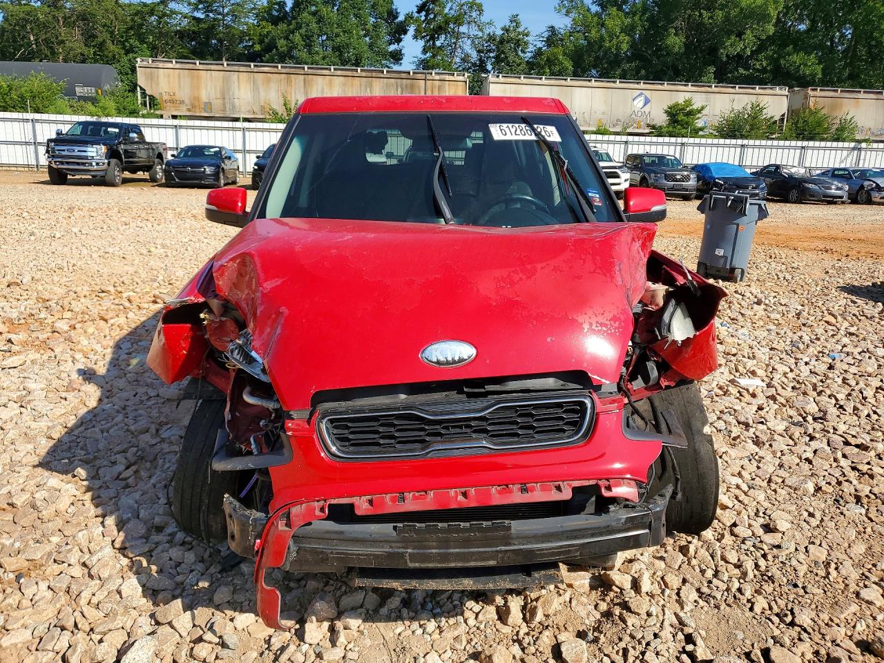 2013 Kia Soul + Red vin: KNDJT2A61D7590345