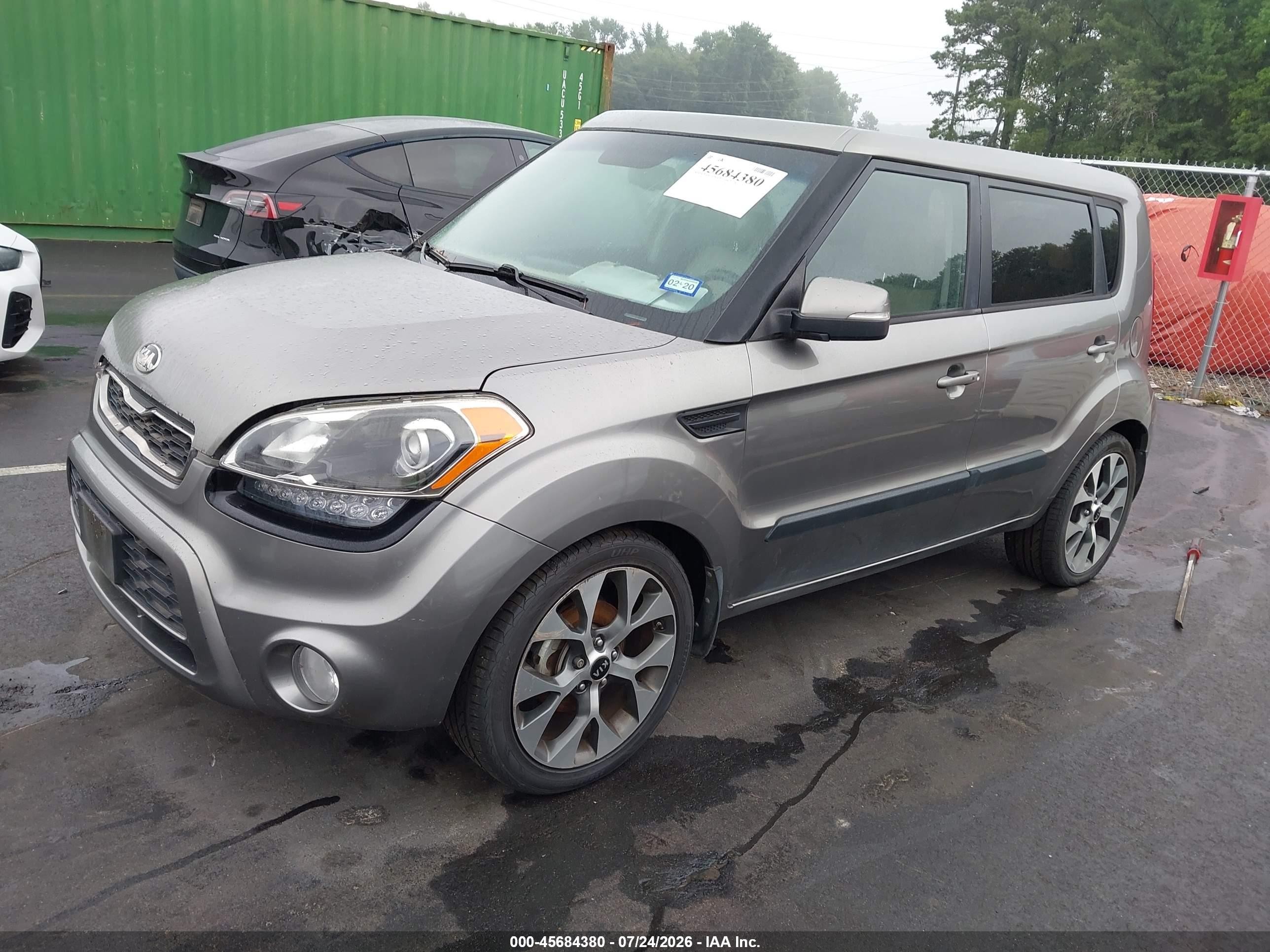 2013 Kia Soul ! Серый vin: KNDJT2A61D7591267