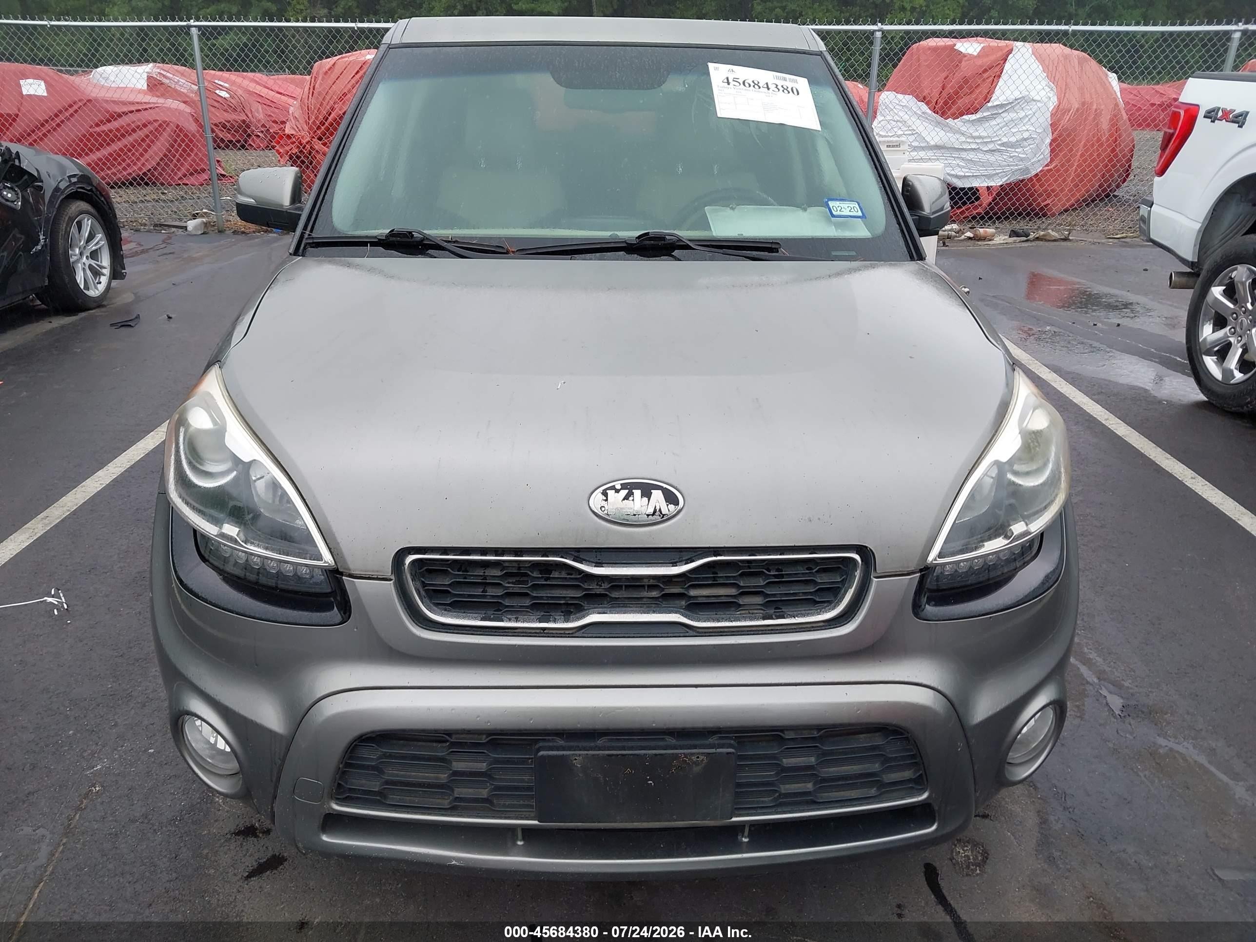 2013 Kia Soul ! Серый vin: KNDJT2A61D7591267