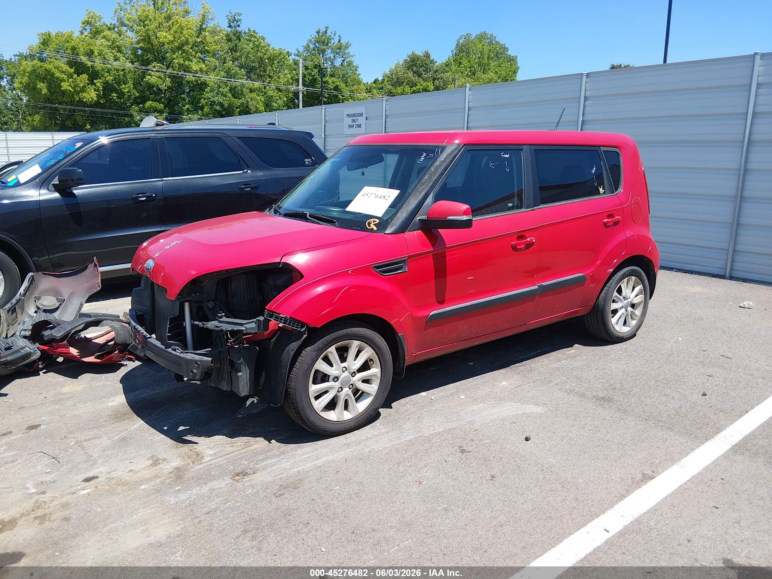 2013 Kia Soul + Красный vin: KNDJT2A61D7598638