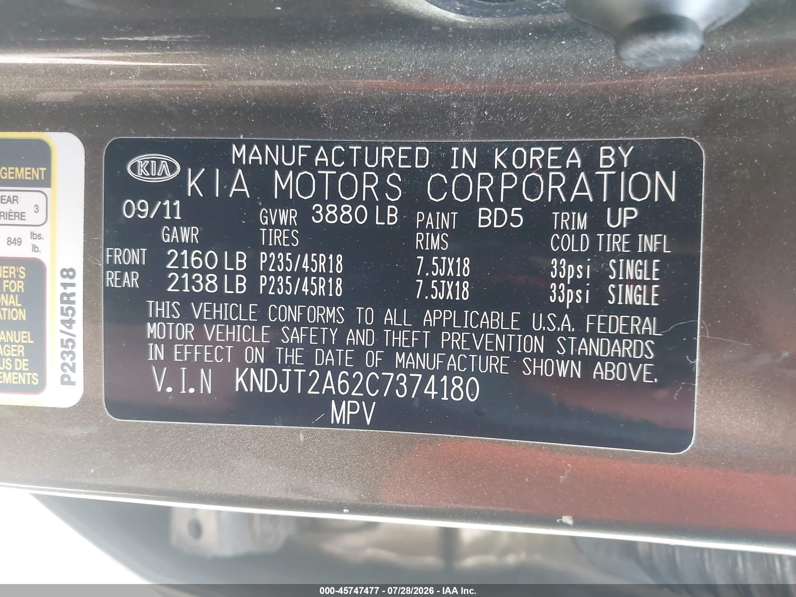 2012 Kia Soul ! Green vin: KNDJT2A62C7374180