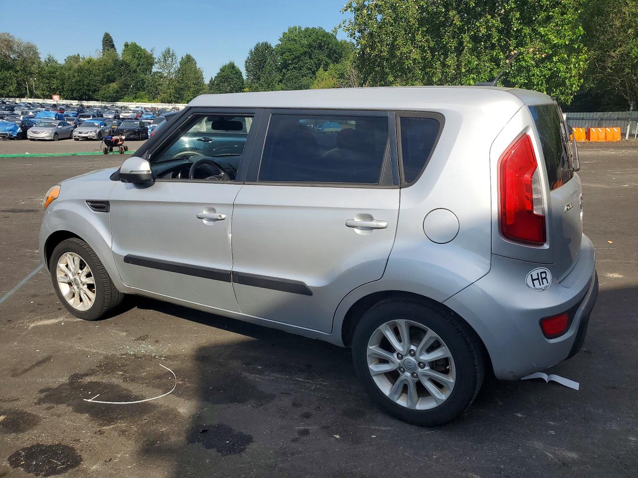 2012 Kia Soul + Silver vin: KNDJT2A62C7396390