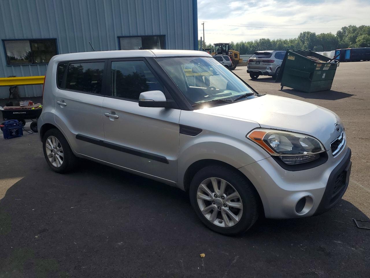 2012 Kia Soul + Silver vin: KNDJT2A62C7396390