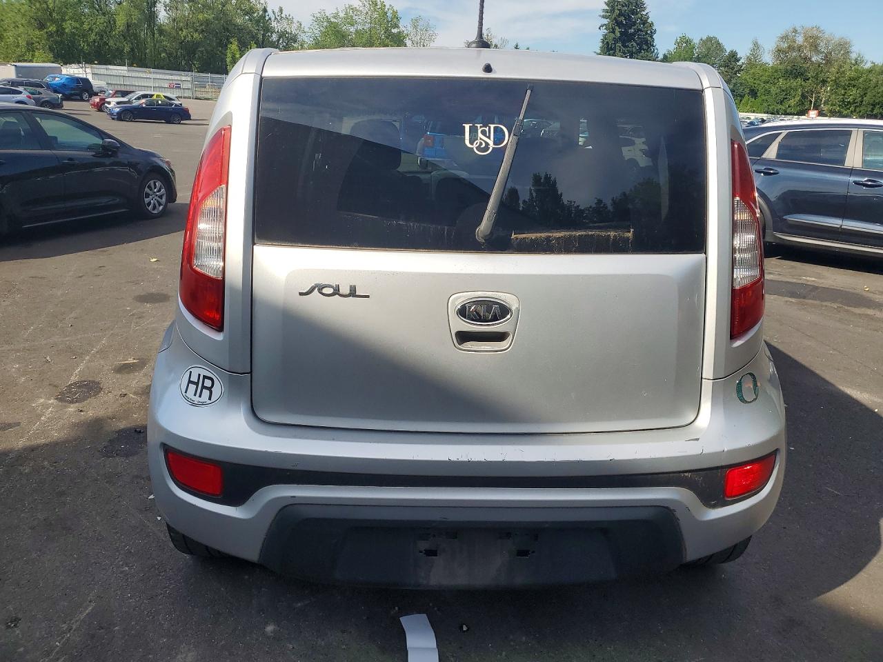 2012 Kia Soul + Silver vin: KNDJT2A62C7396390